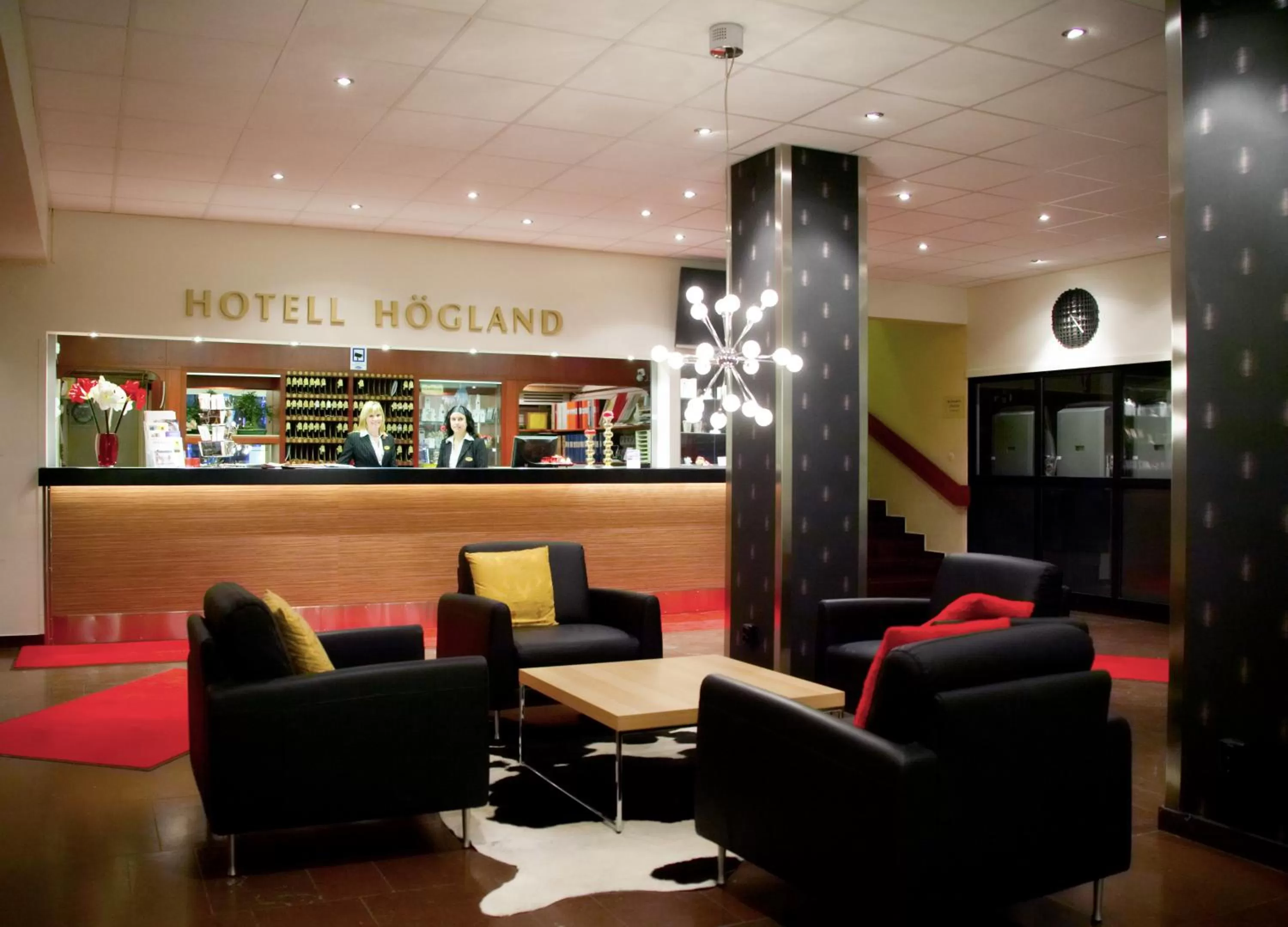 Lobby or reception in Hotell Högland