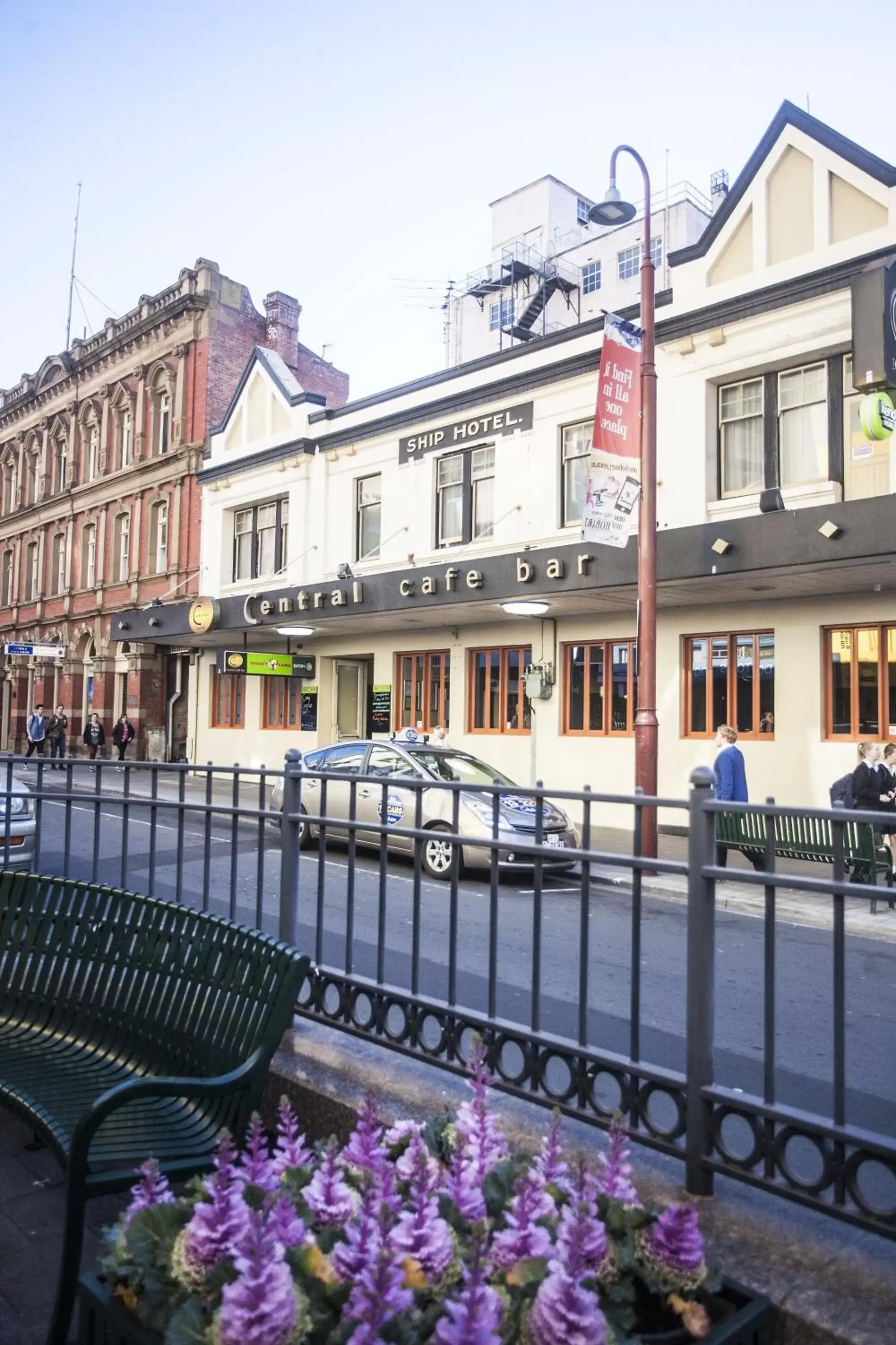 Facade/entrance in Central Hotel Hobart