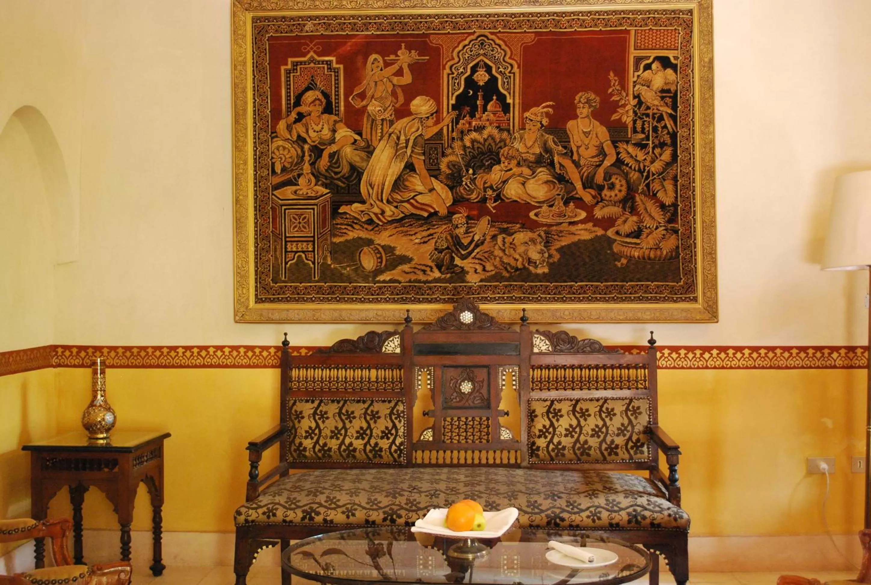 Living room in Al Moudira Hotel