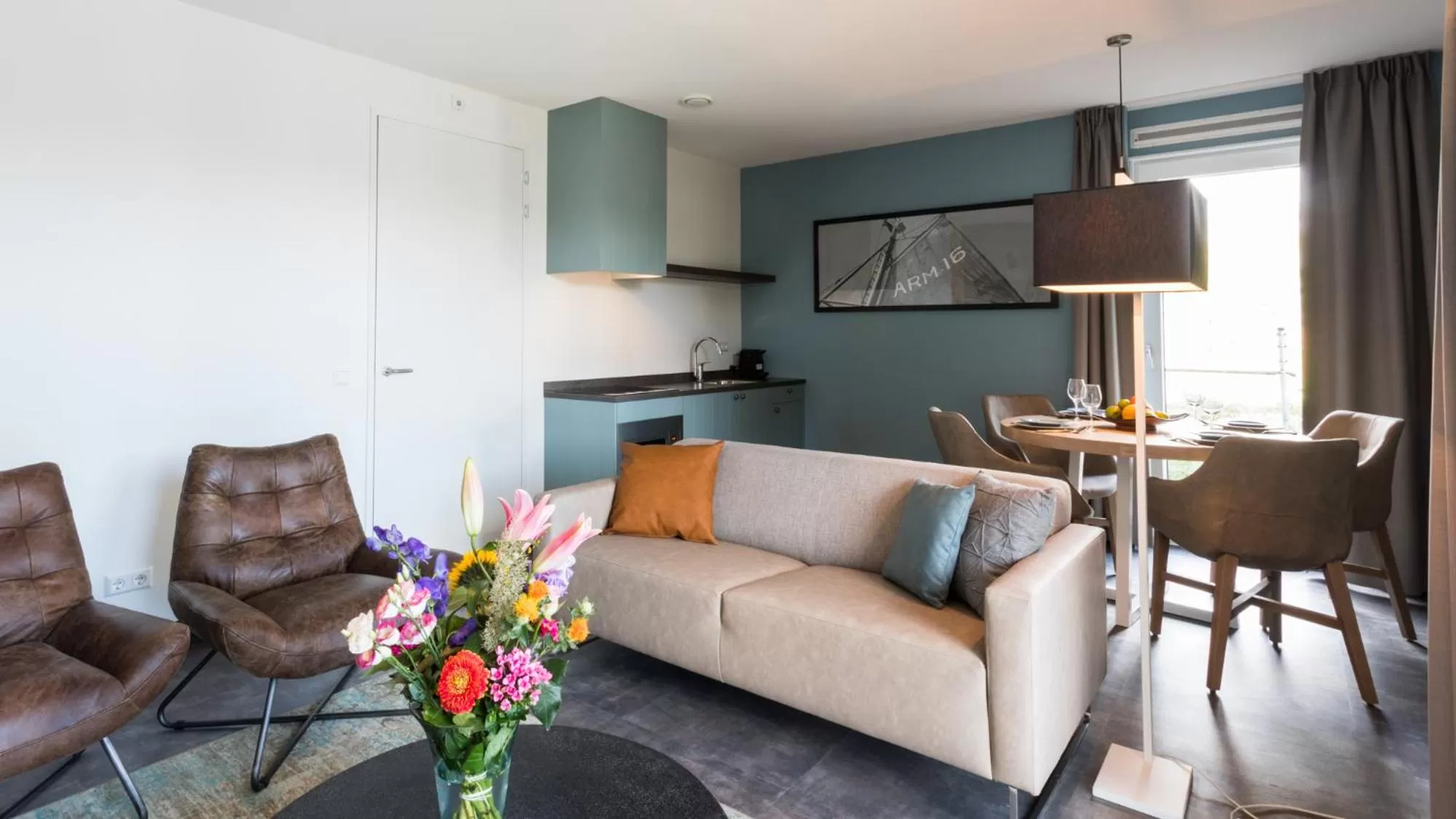 Living room in Hotel Kaap West I Kloeg Collection