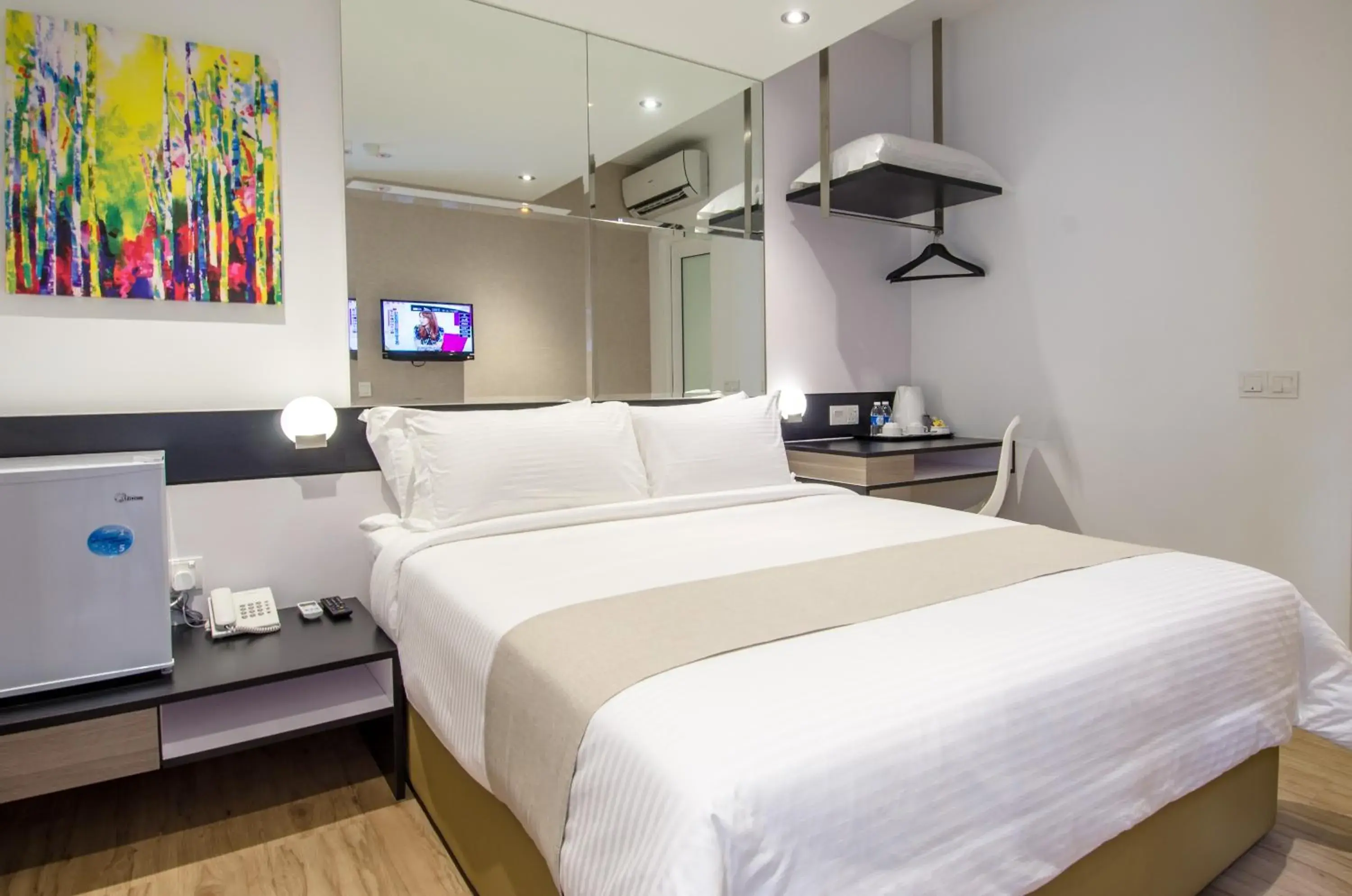 Bed in 12FLY Hotel Kuala Lumpur