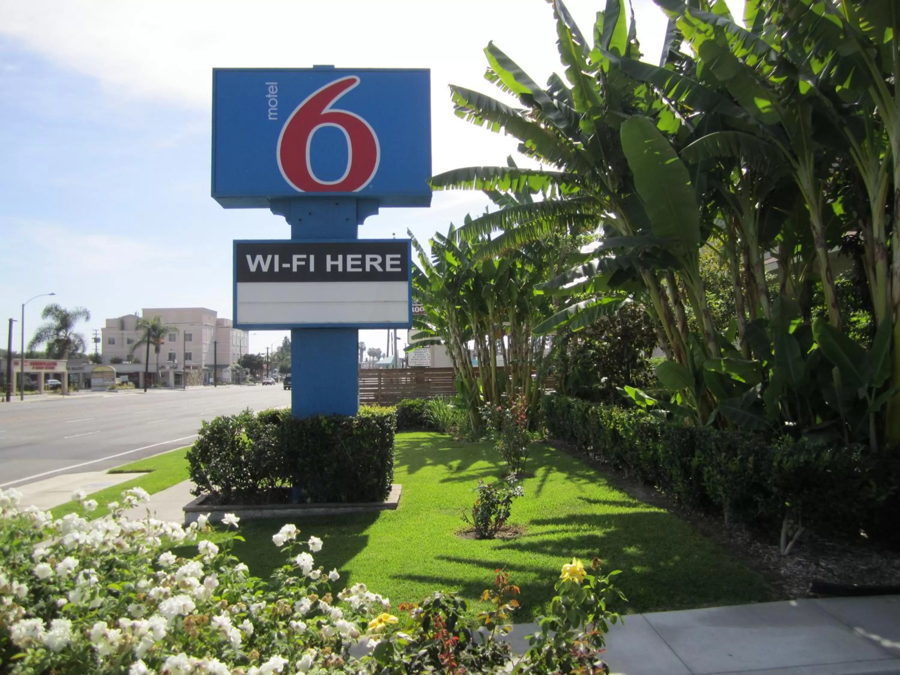 Facade/entrance in Motel 6-Anaheim, CA