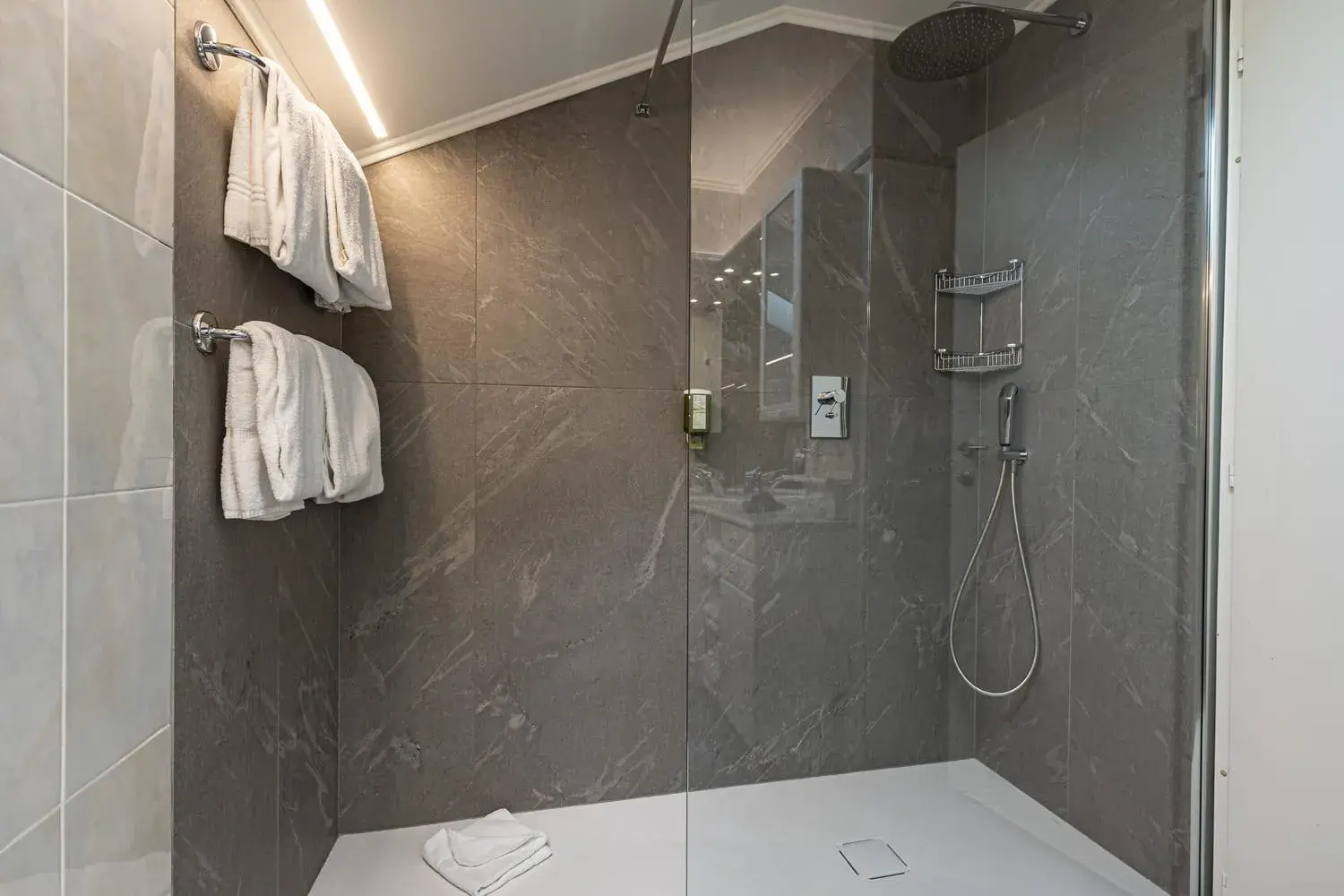 Shower, Bathroom in Hotel Hemizeus & Iremia Spa