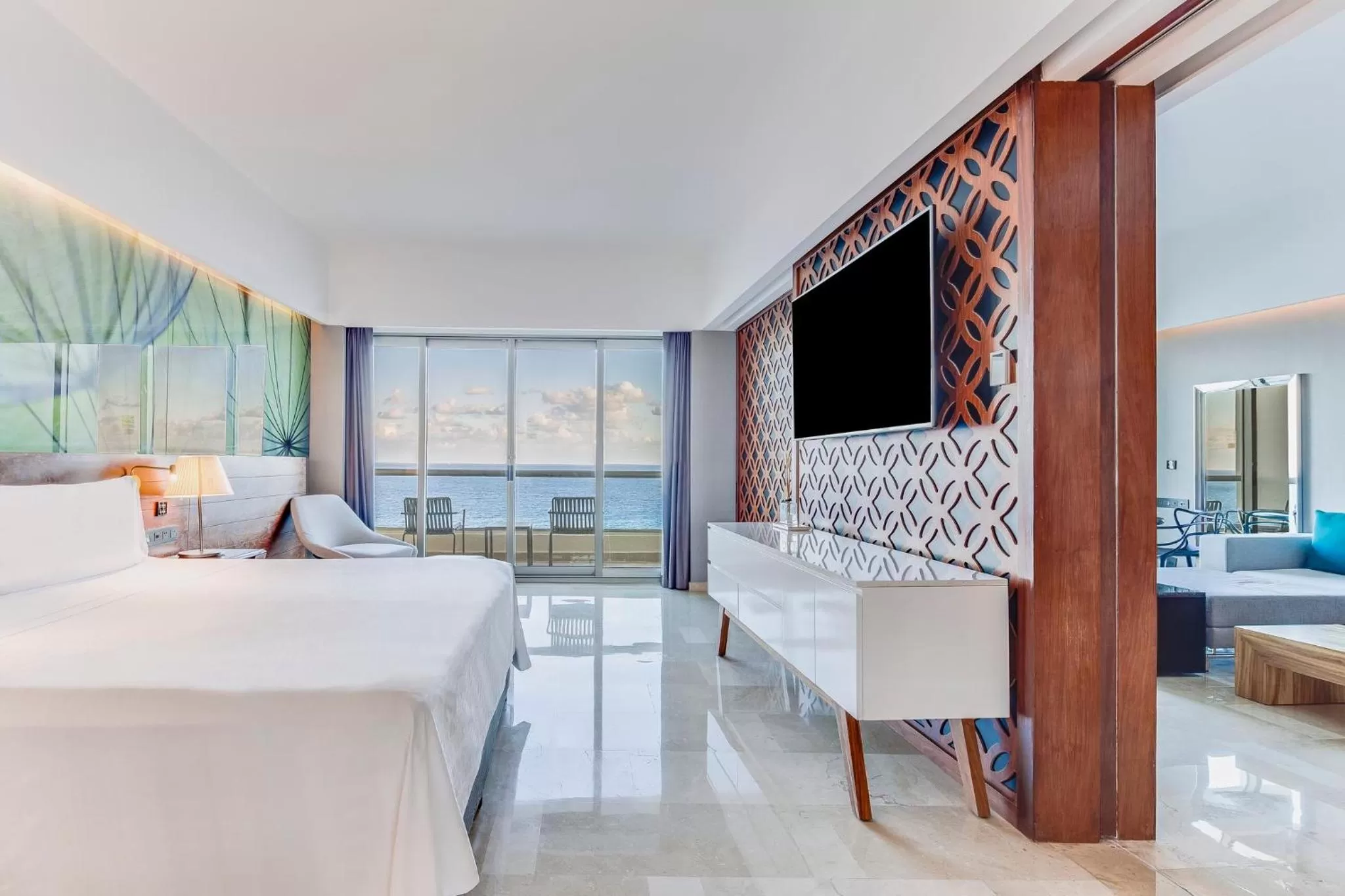 Photo of the whole room, Bed in Live Aqua Cancun - Adults Only - All-Inclusive