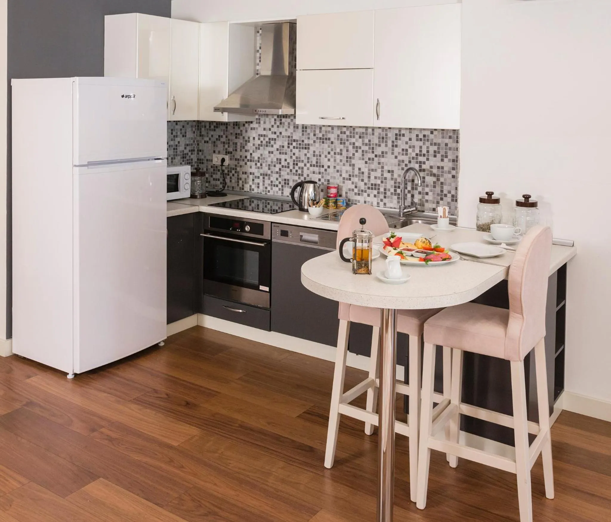 Kitchen or kitchenette in Turkuaz Suites Bosphorus