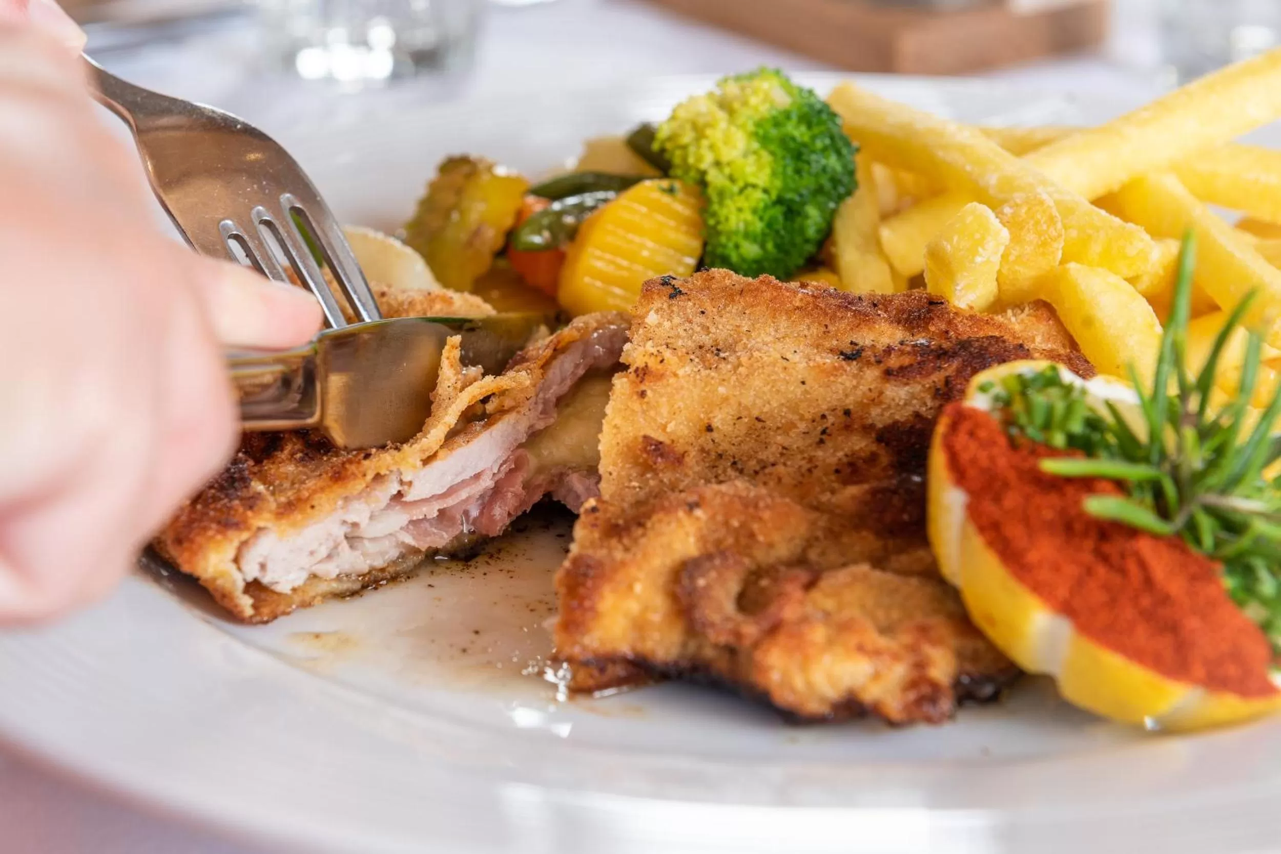 Food close-up in Berghotel Randolins