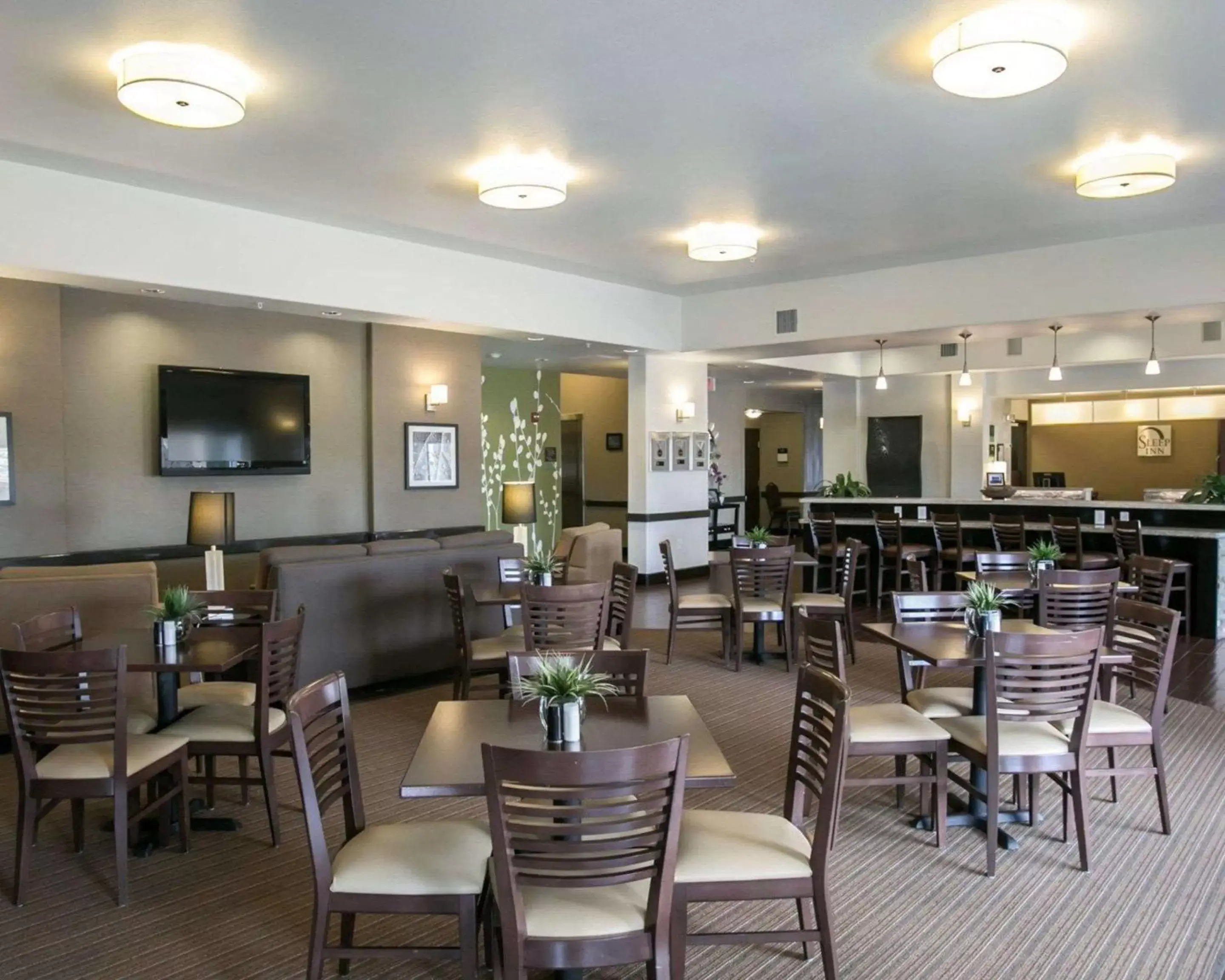 Lobby or reception, Restaurant/Places to Eat in Sleep Inn and Suites Round Rock - Austin North