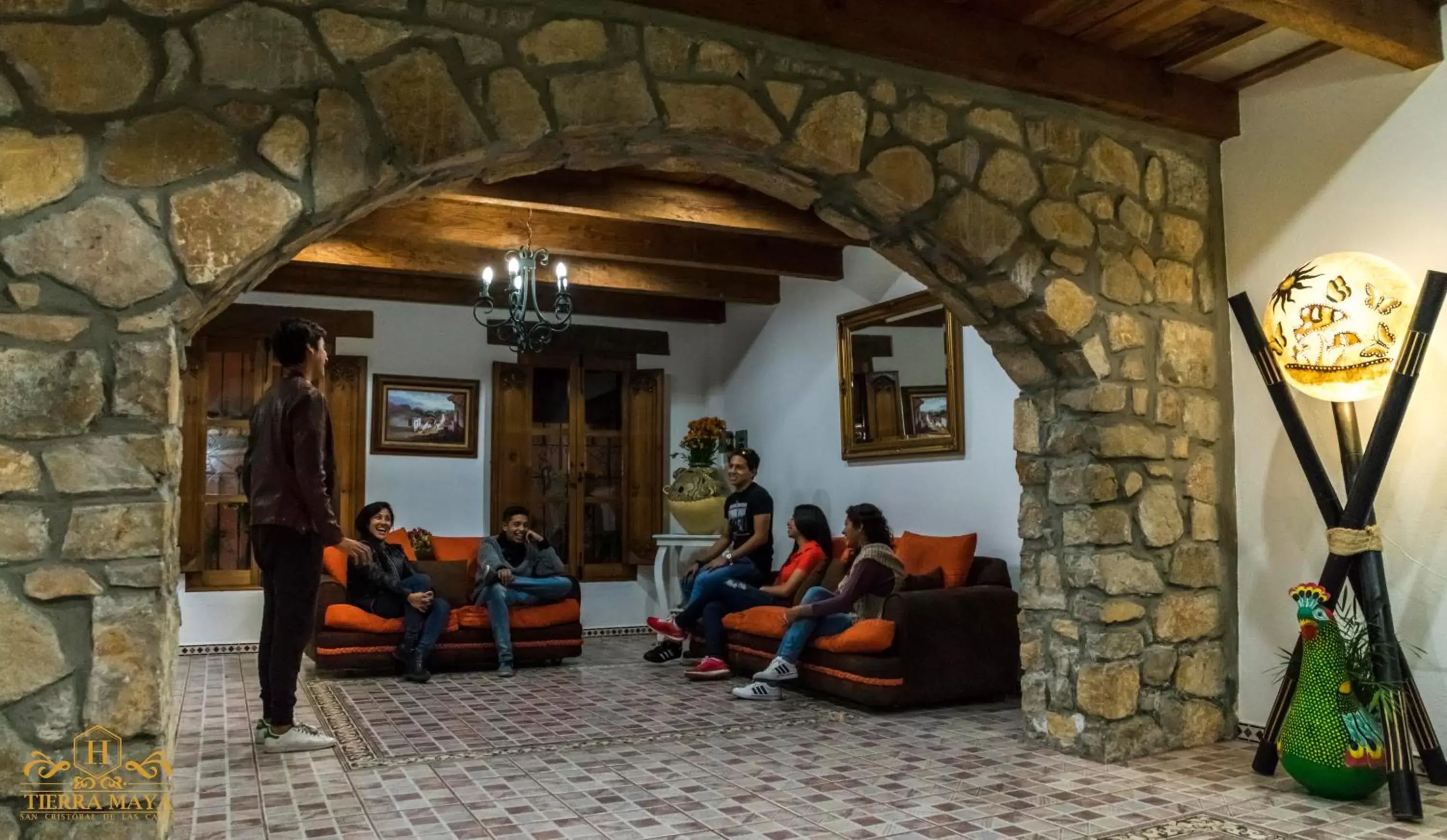 People in Hotel Tierra Maya