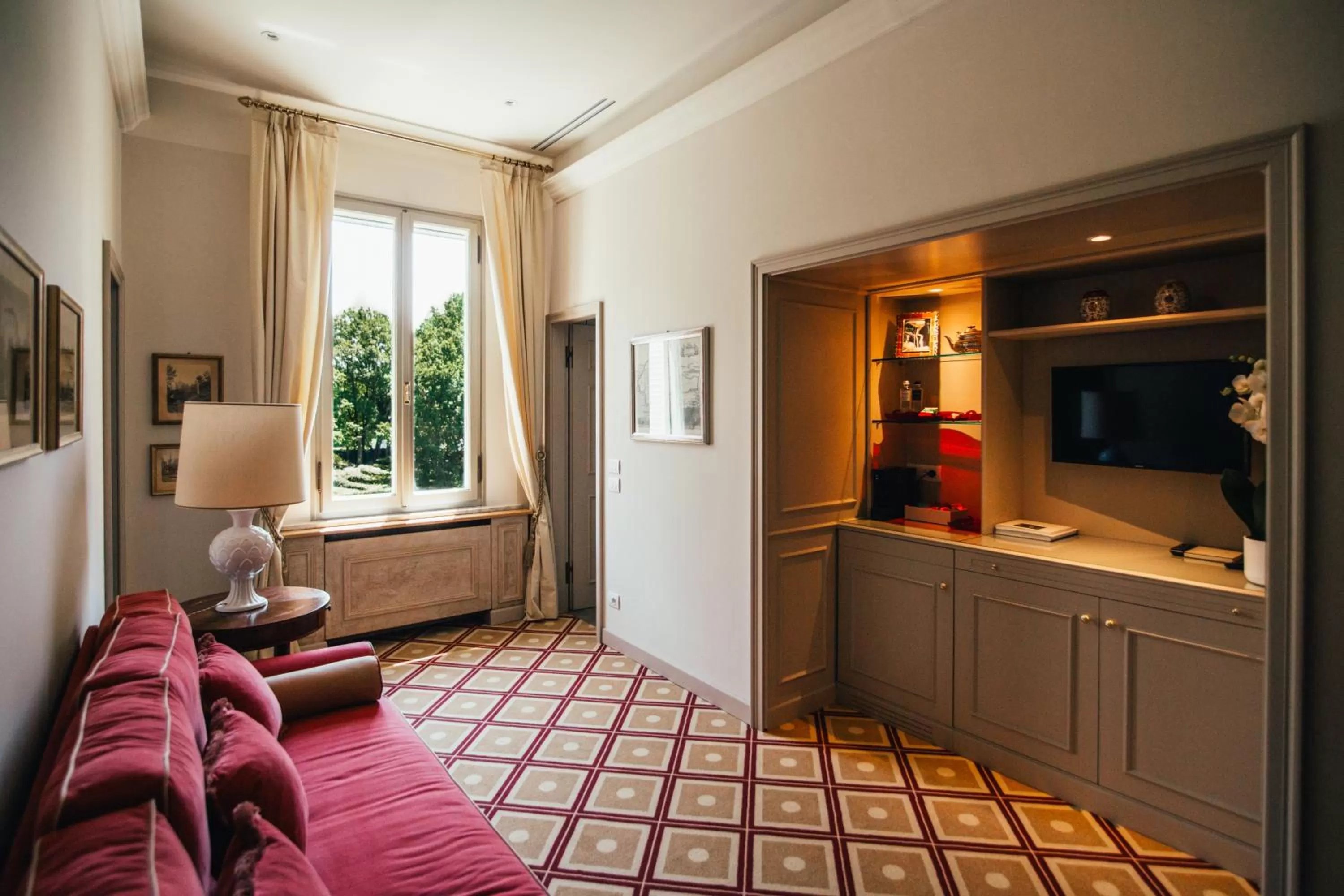 TV and multimedia, Bed in Villa Abbondanzi Resort