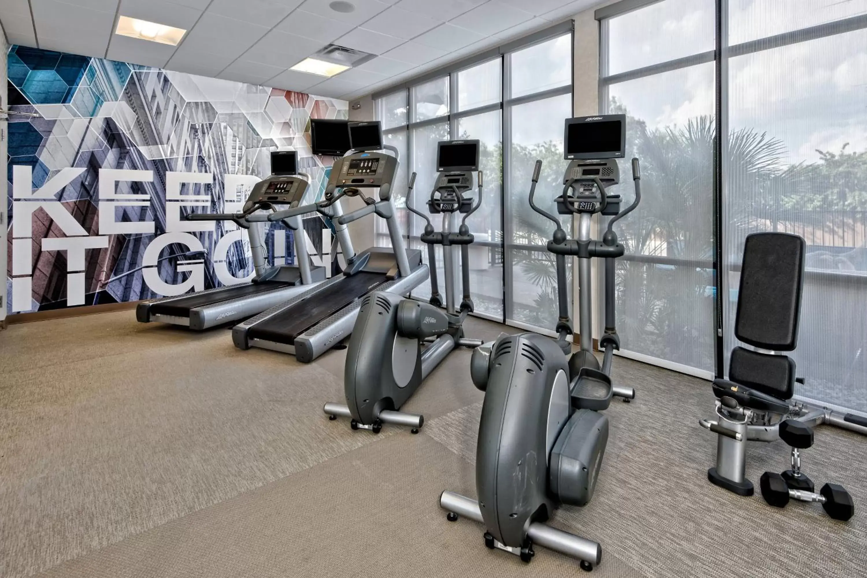 Fitness centre/facilities, Fitness Center/Facilities in SpringHill Suites by Marriott San Antonio SeaWorld®/Lackland