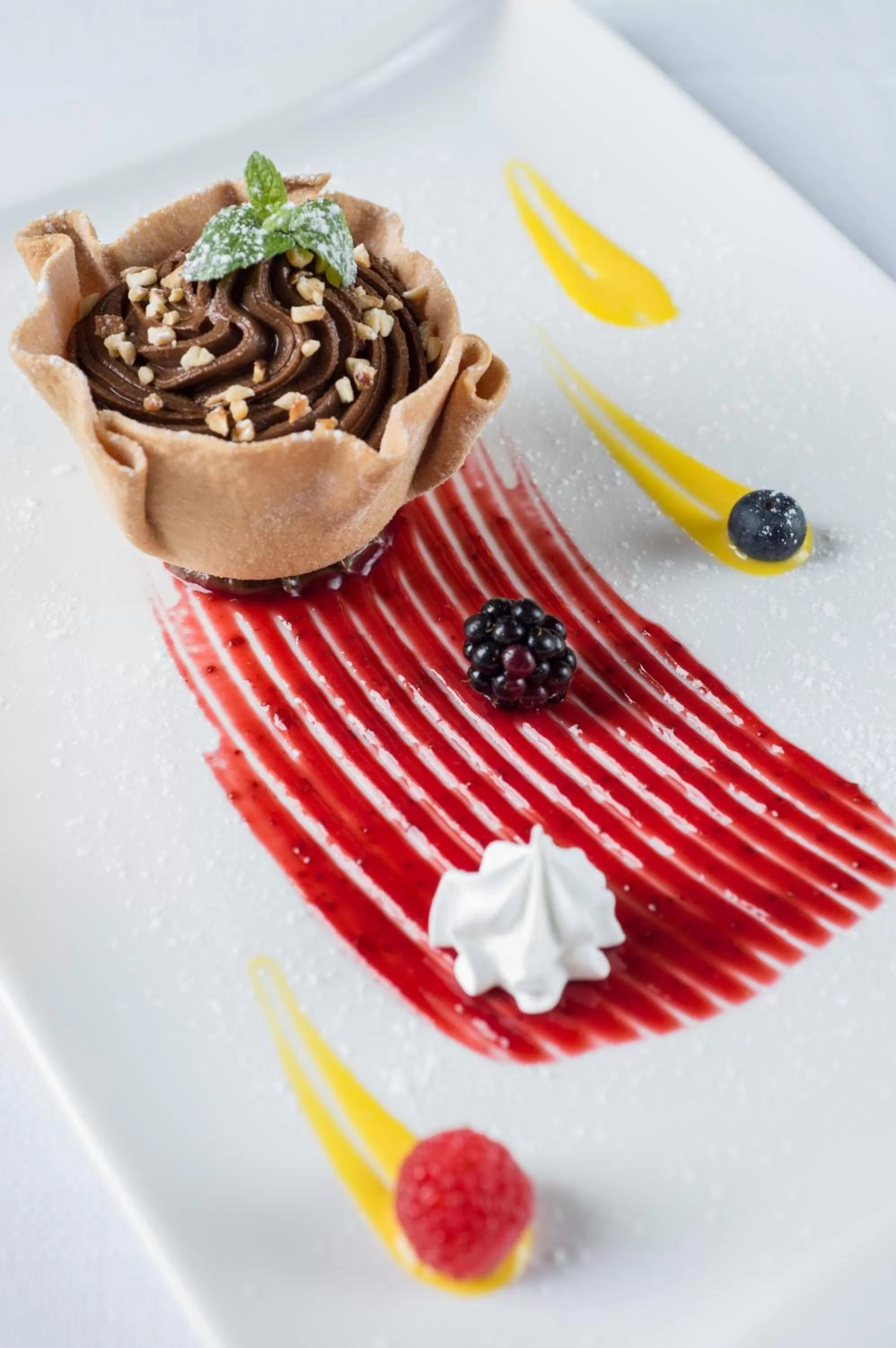 Food close-up in Hotel Athena