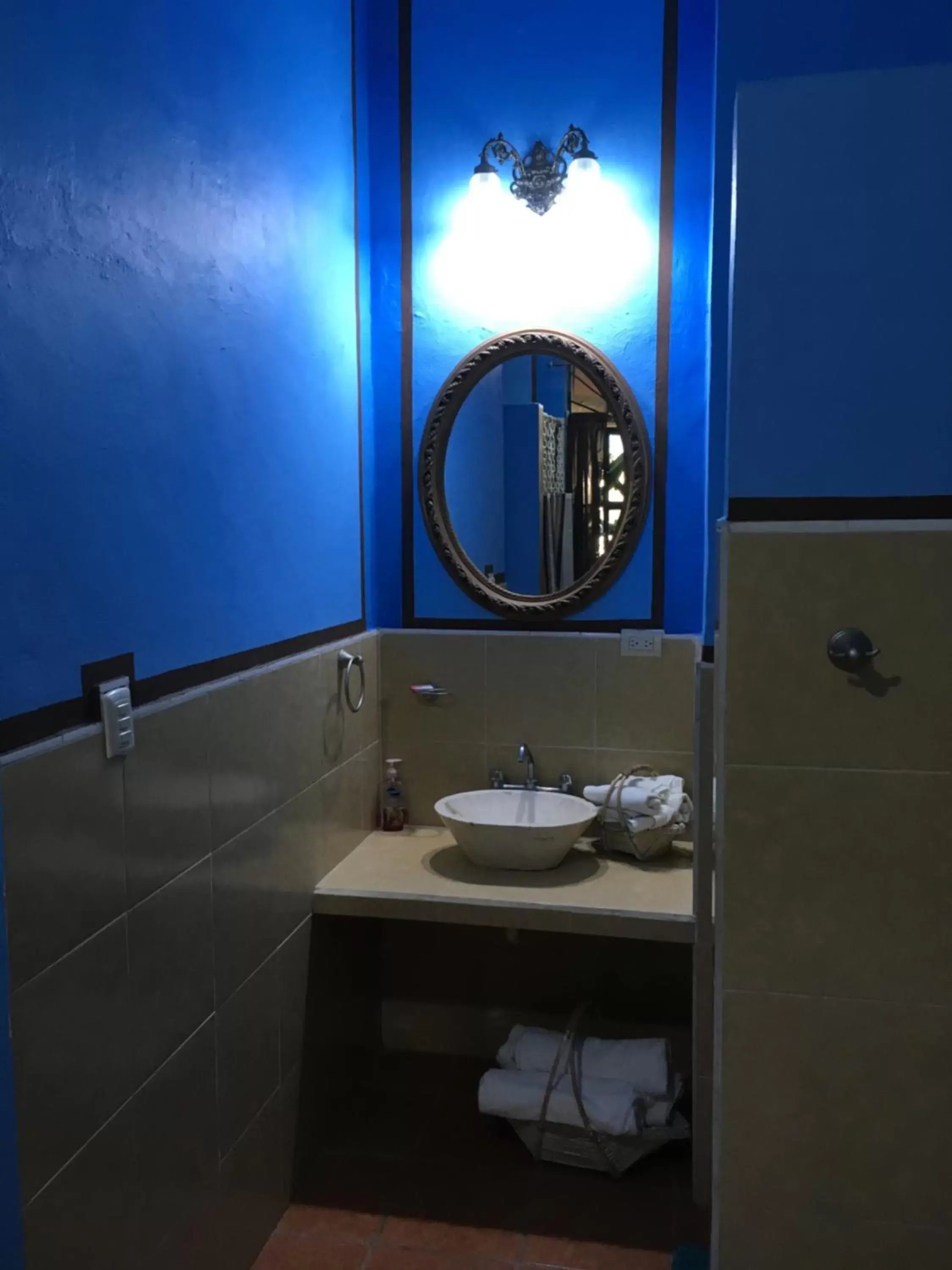 Bathroom in Hacienda San Pedro Nohpat