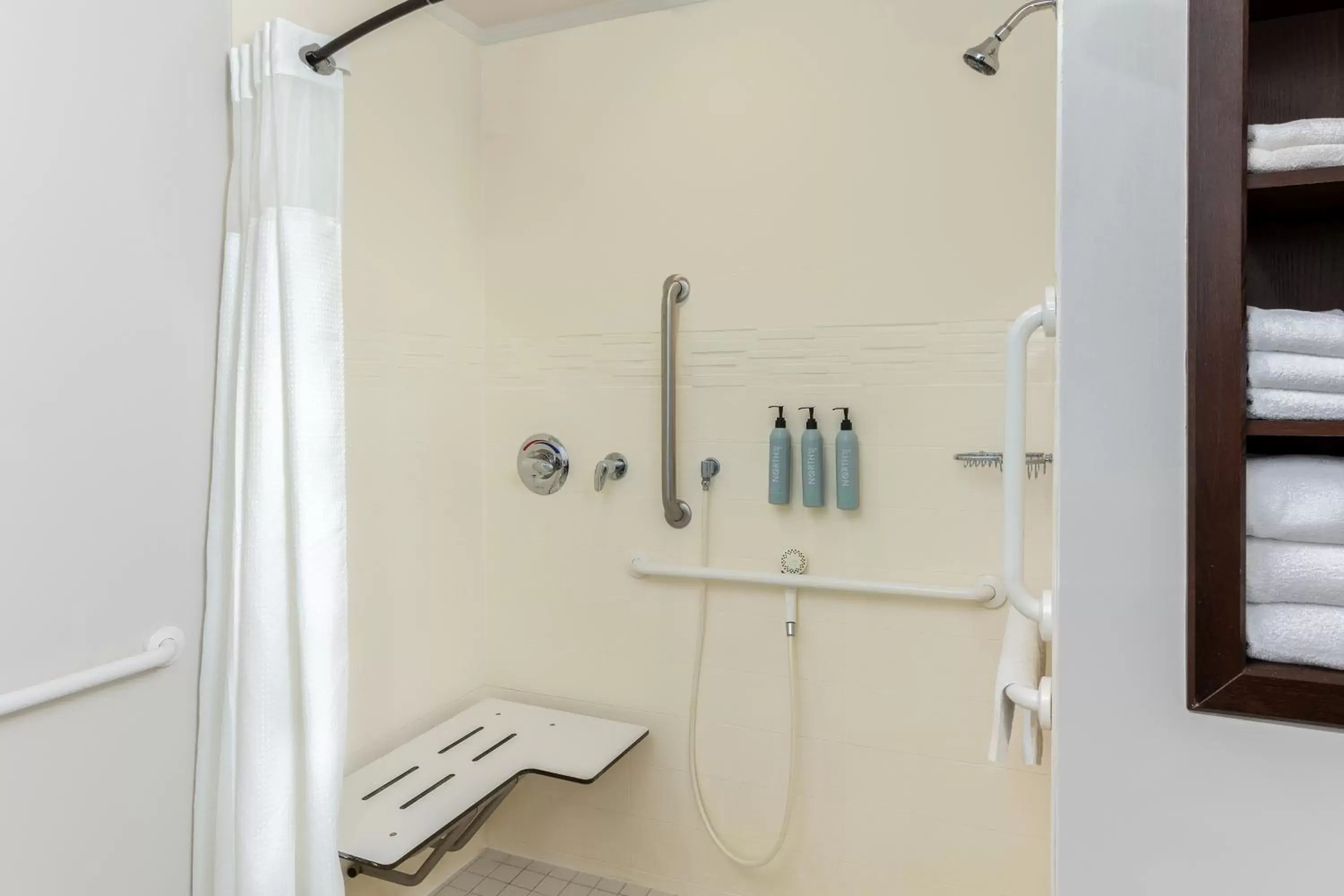 Shower, Bathroom in Residence Inn by Marriott Kansas City at The Legends
