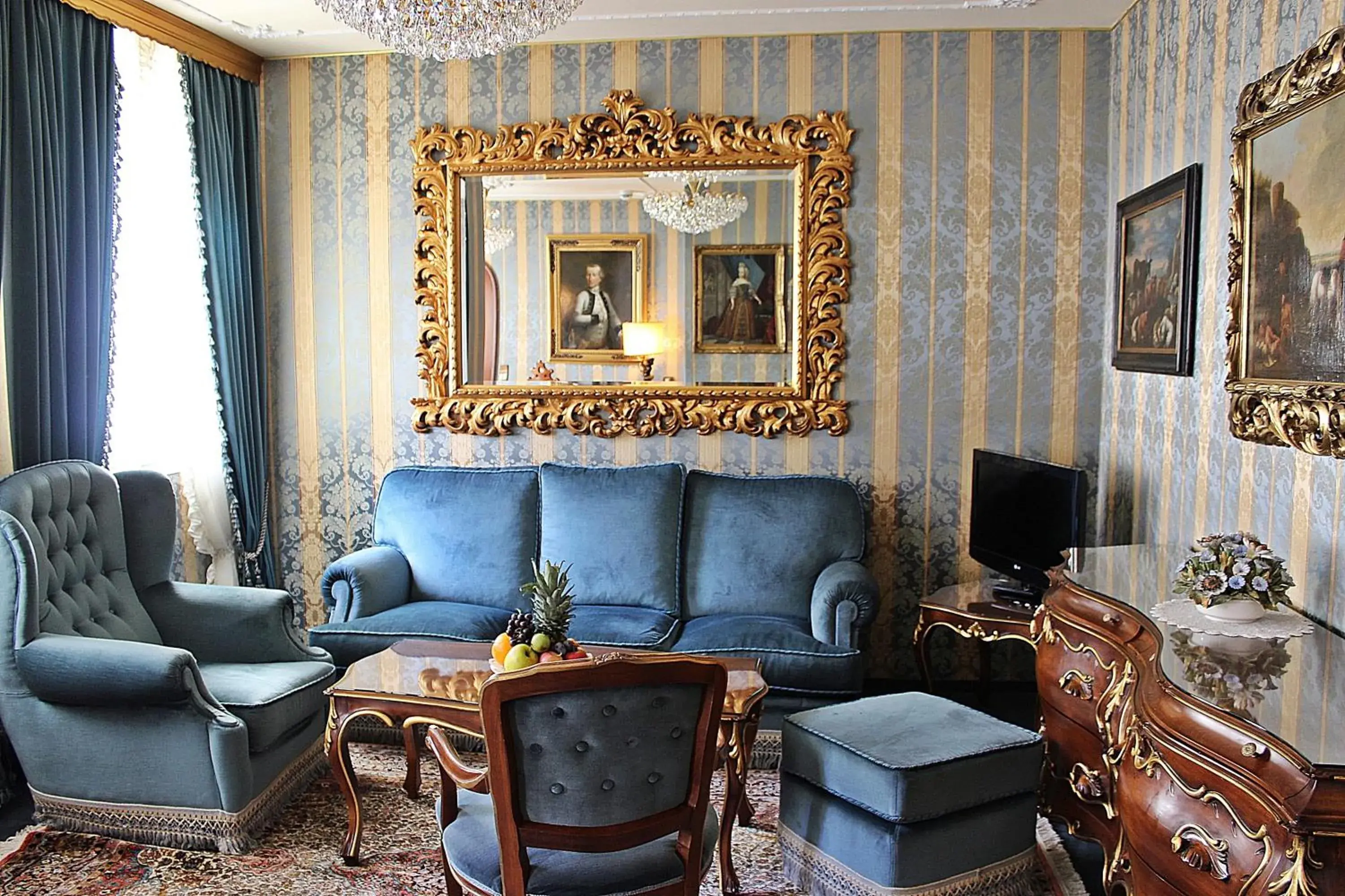 Living room, Seating Area in Hotel Palais Porcia