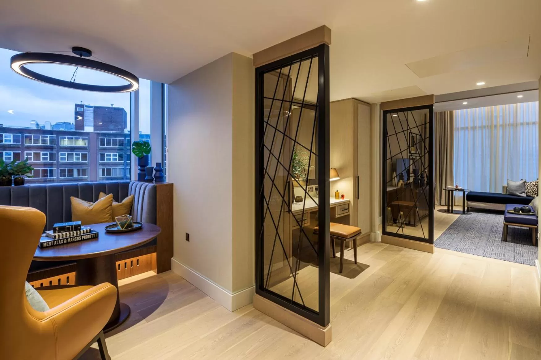 Living room in The Lowry Hotel Manchester