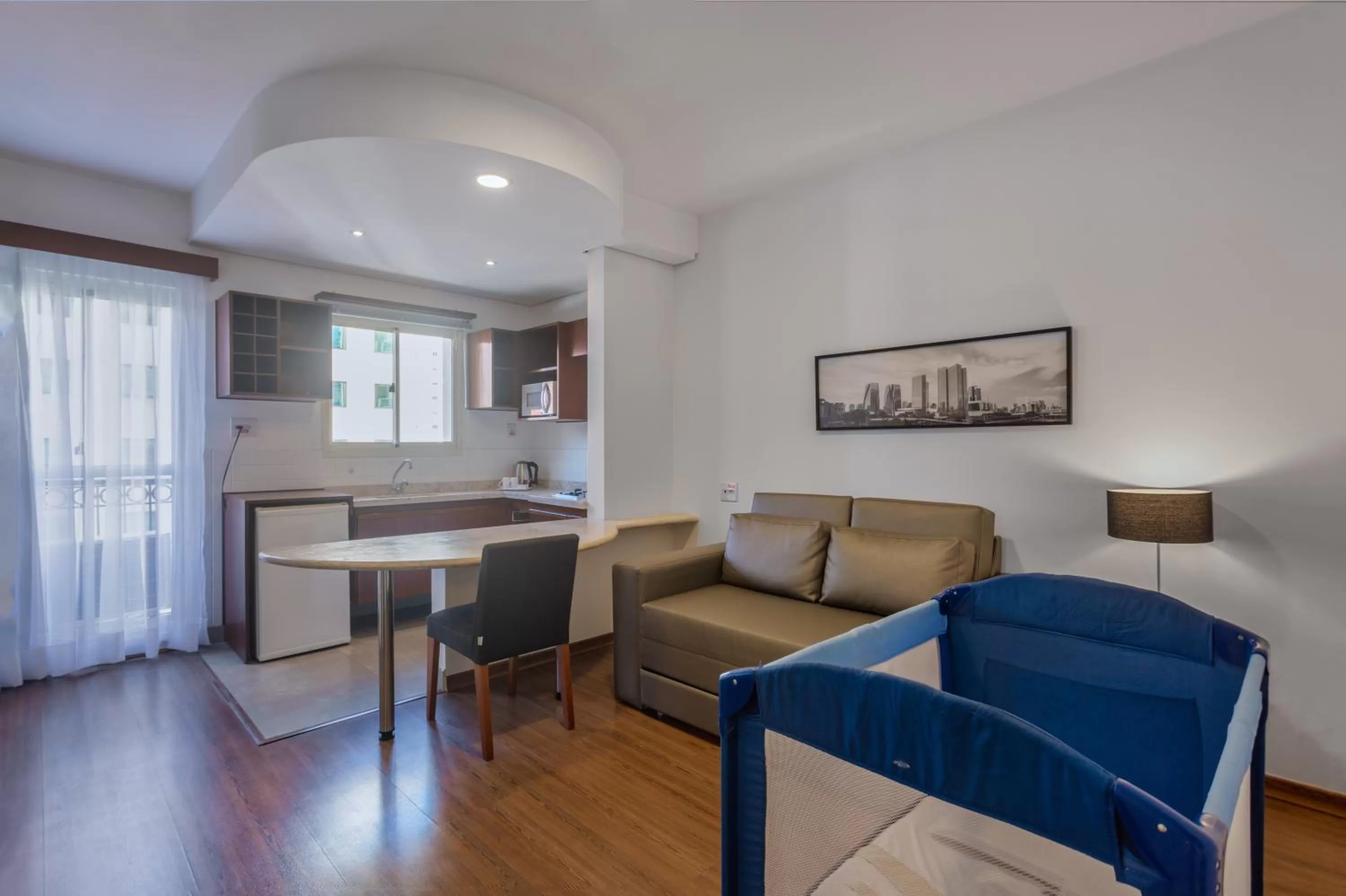 Kitchen or kitchenette in Mercure Sao Paulo JK