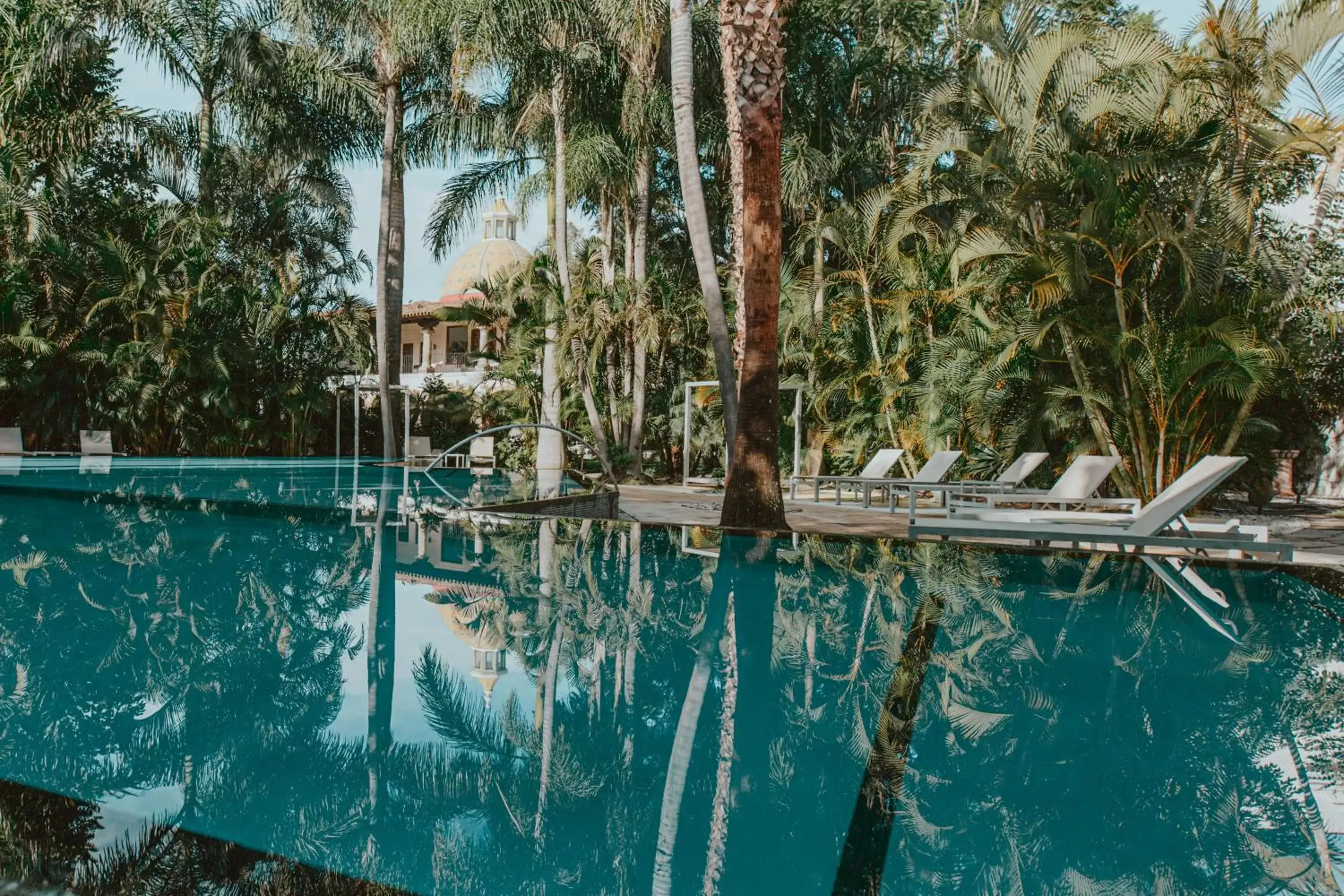 Solarium, Swimming Pool in Anticavilla Hotel