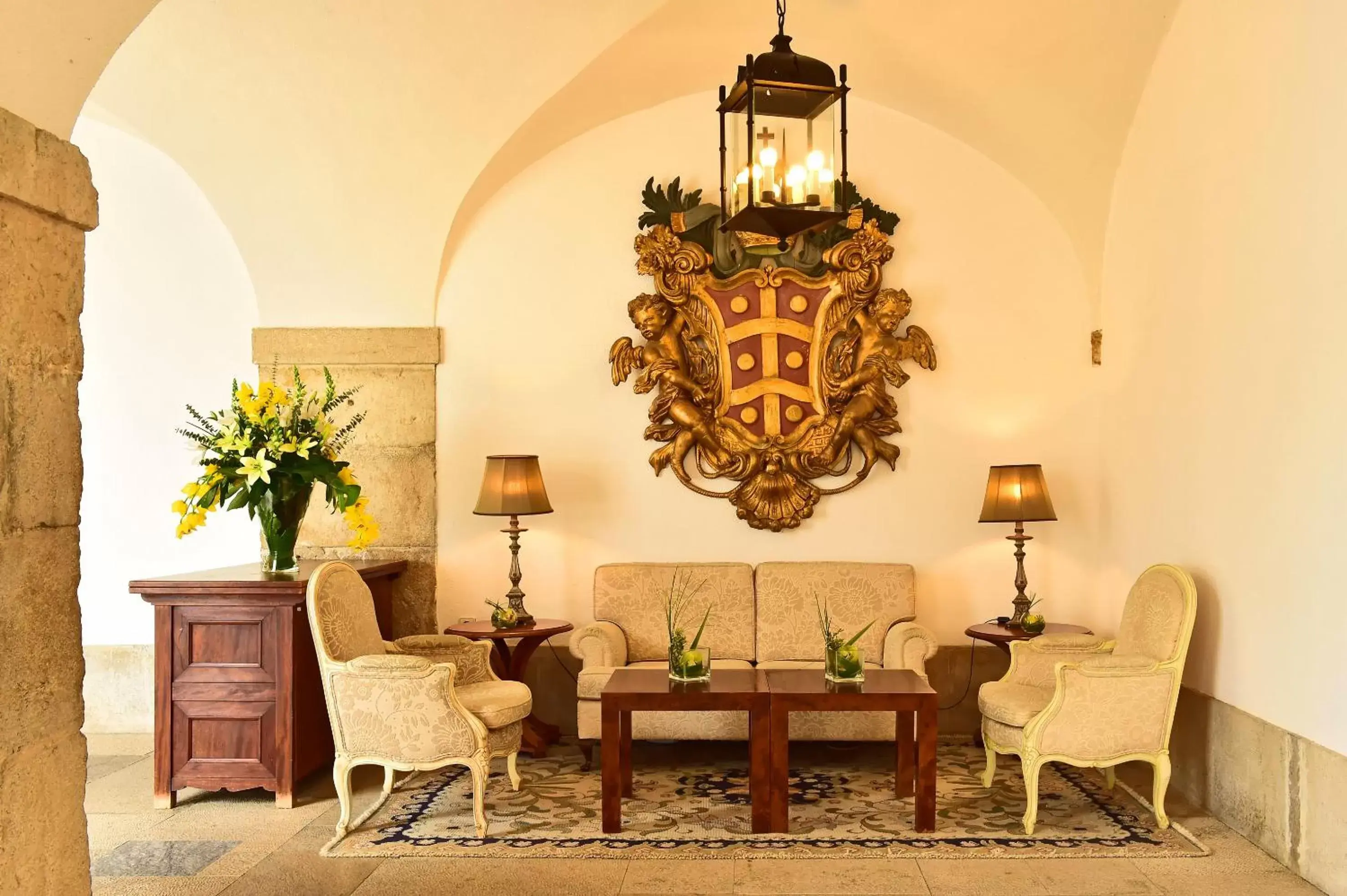 Lobby or reception, Lounge/Bar in Pousada Castelo de Palmela