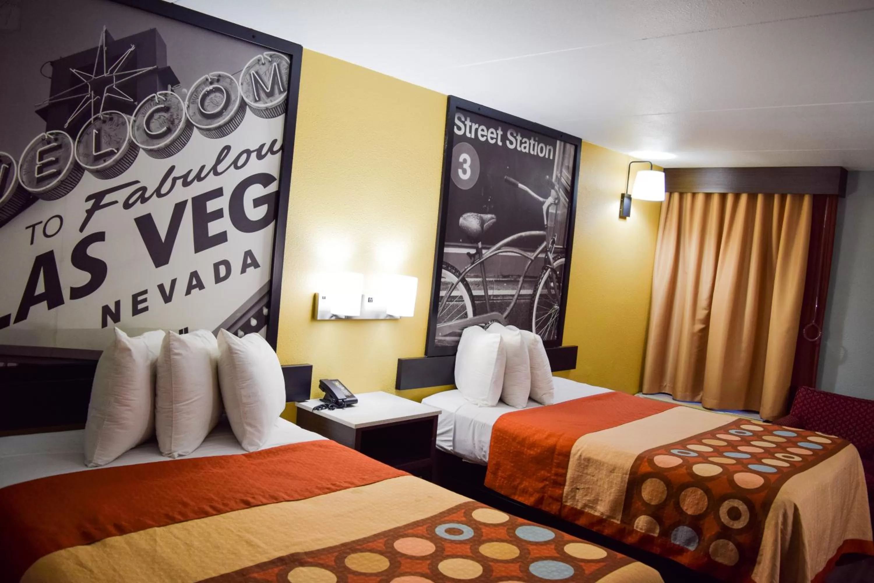 Bed in Super 8 Downtown Raleigh