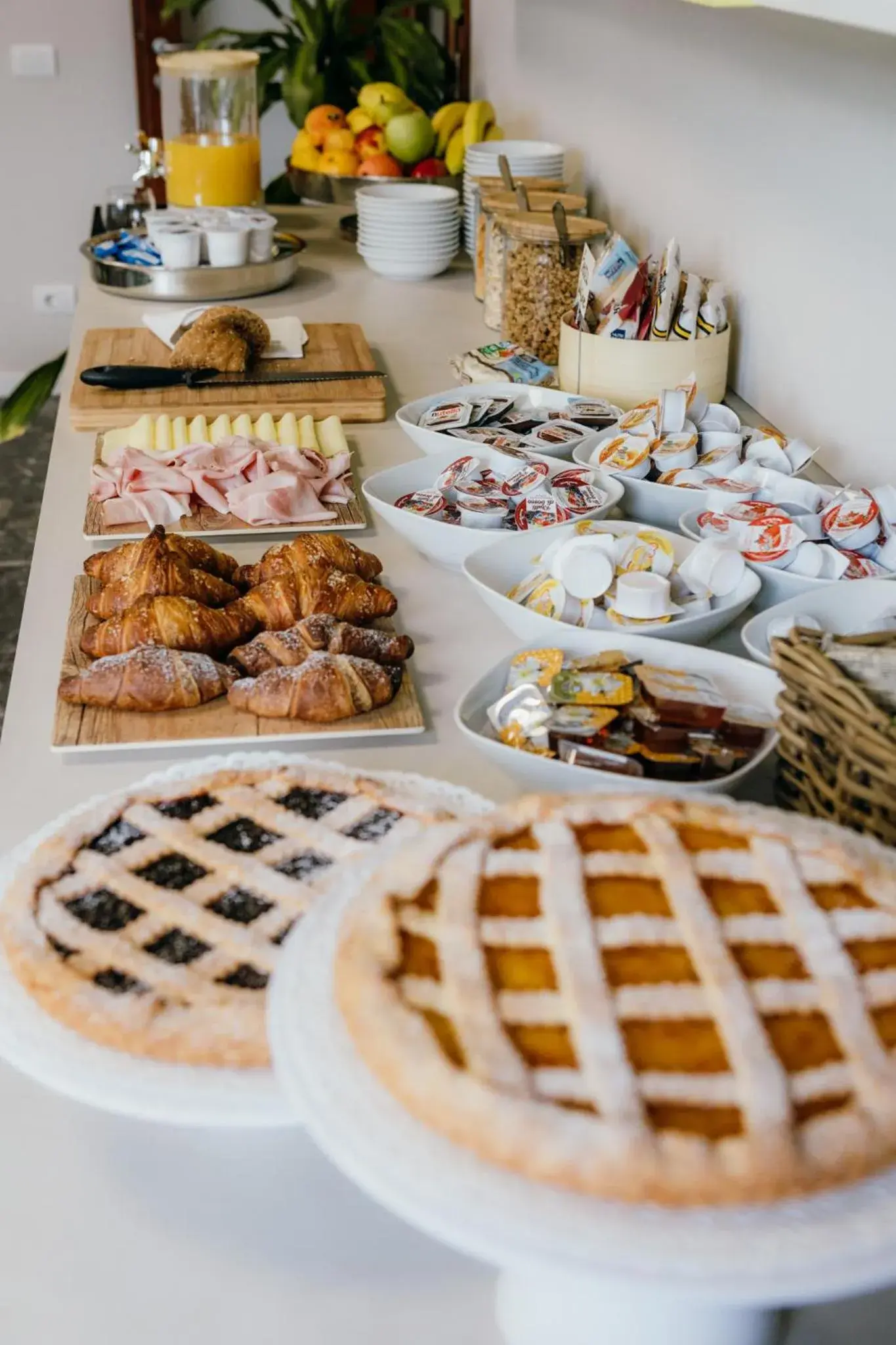 Buffet breakfast in Albergo Ristorante Belvedere