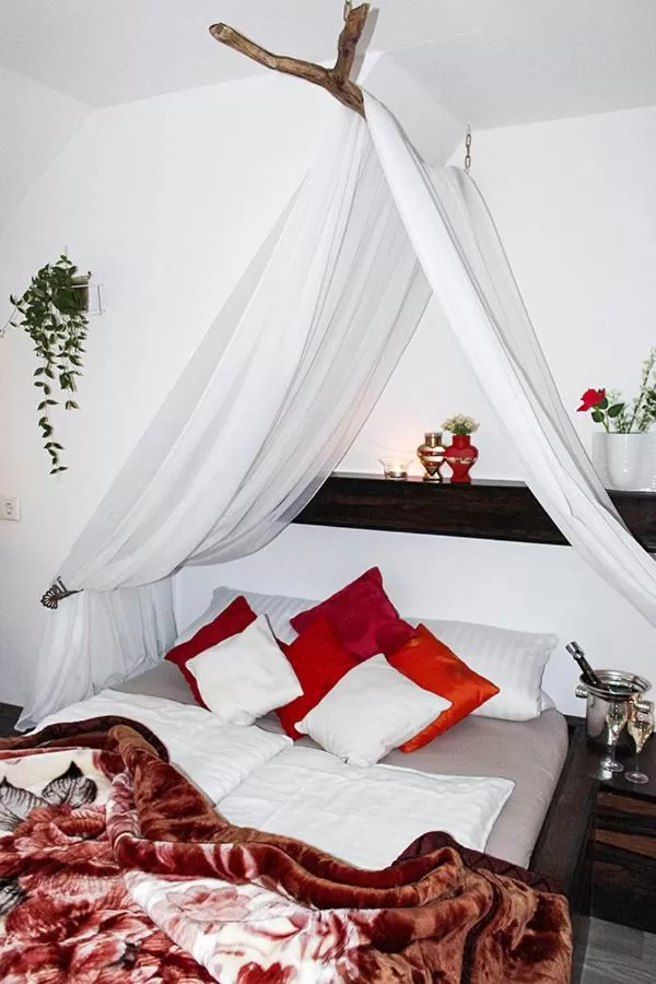 Bed in Forsthaus-Ferienhotel am Dobrock