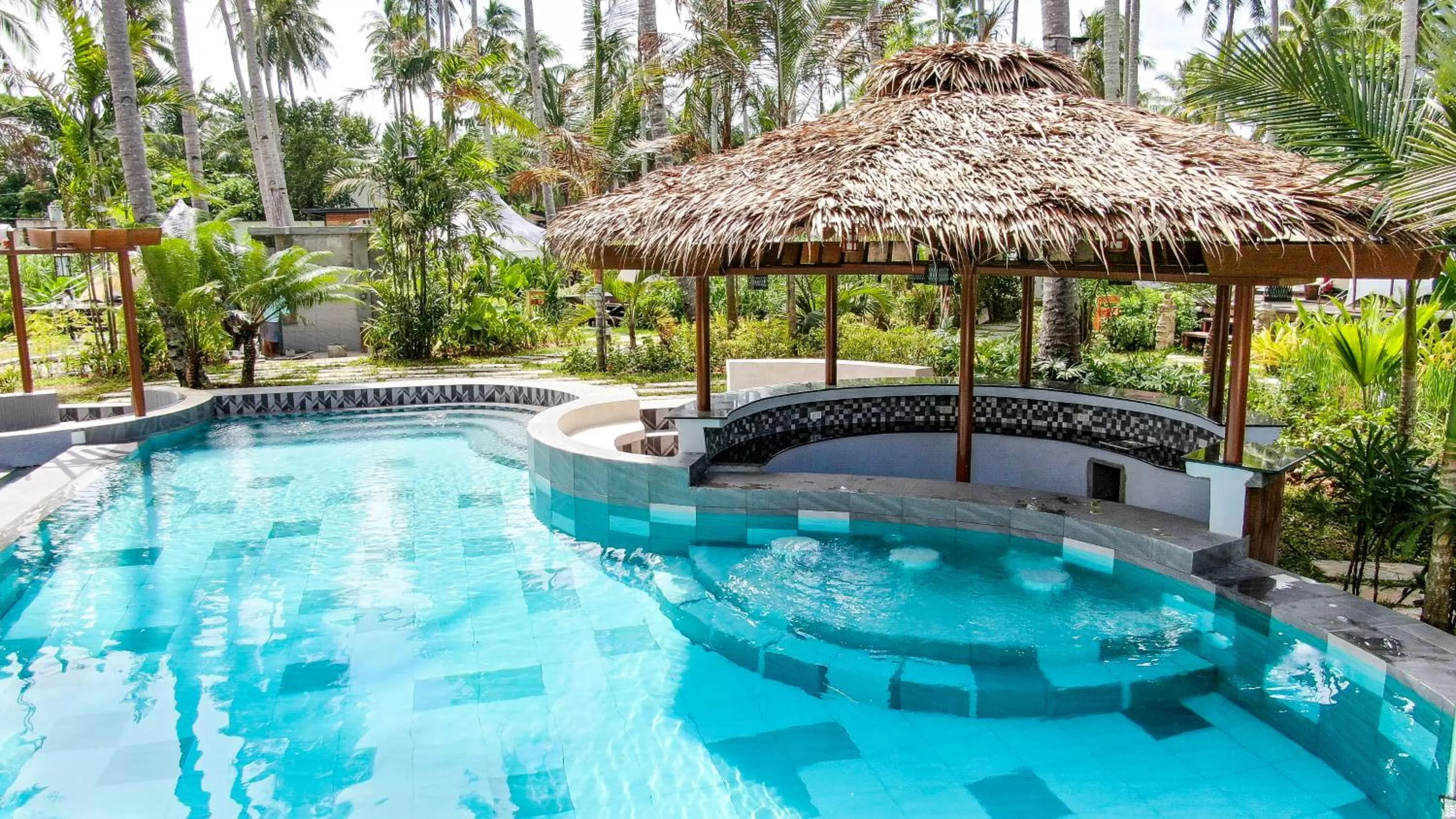 Pool view in Nacpan Beach Glamping Managed by H Hospitality Group