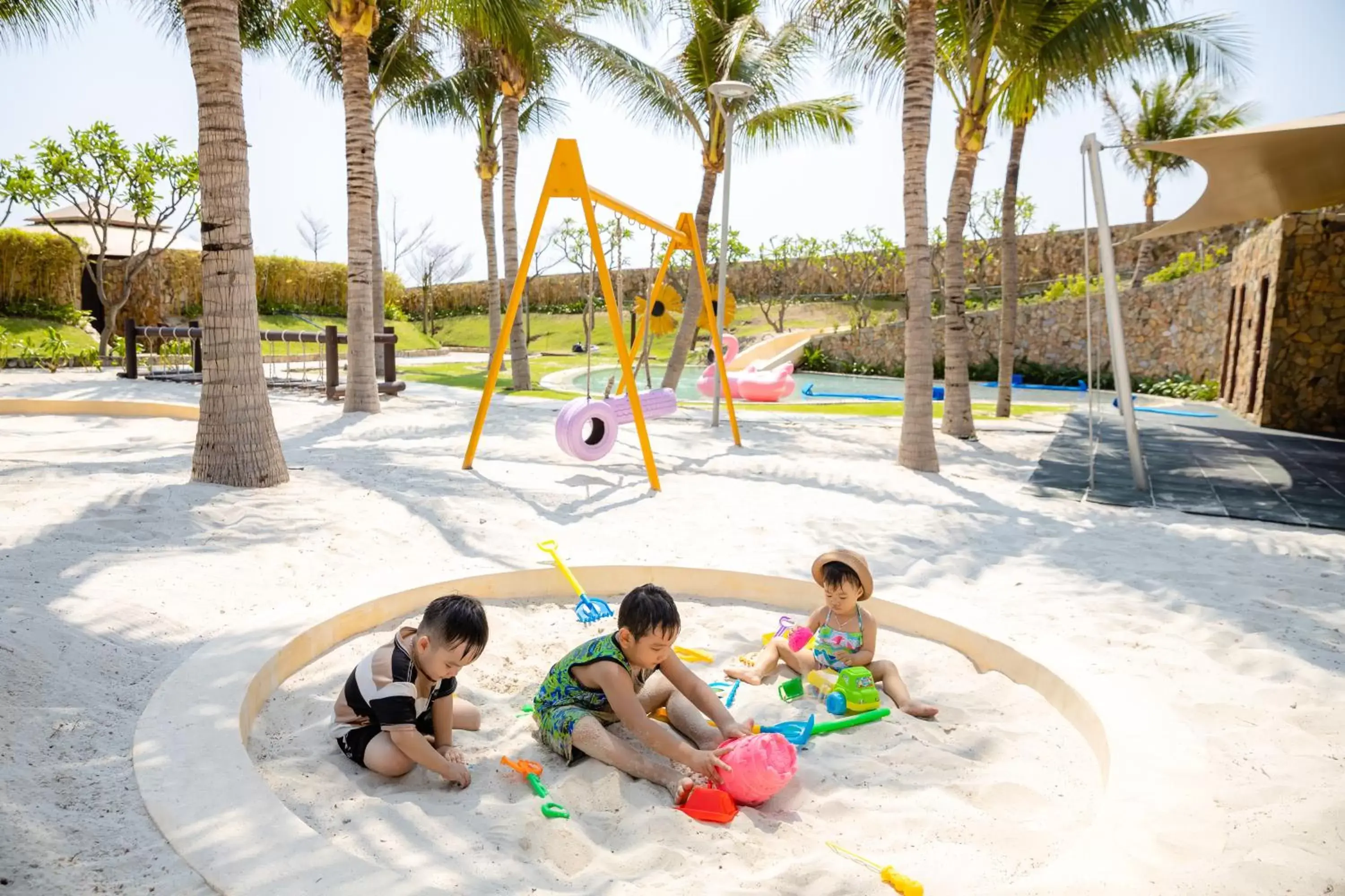 Children play ground, Children in Fusion Resort Cam Ranh - All Spa Inclusive