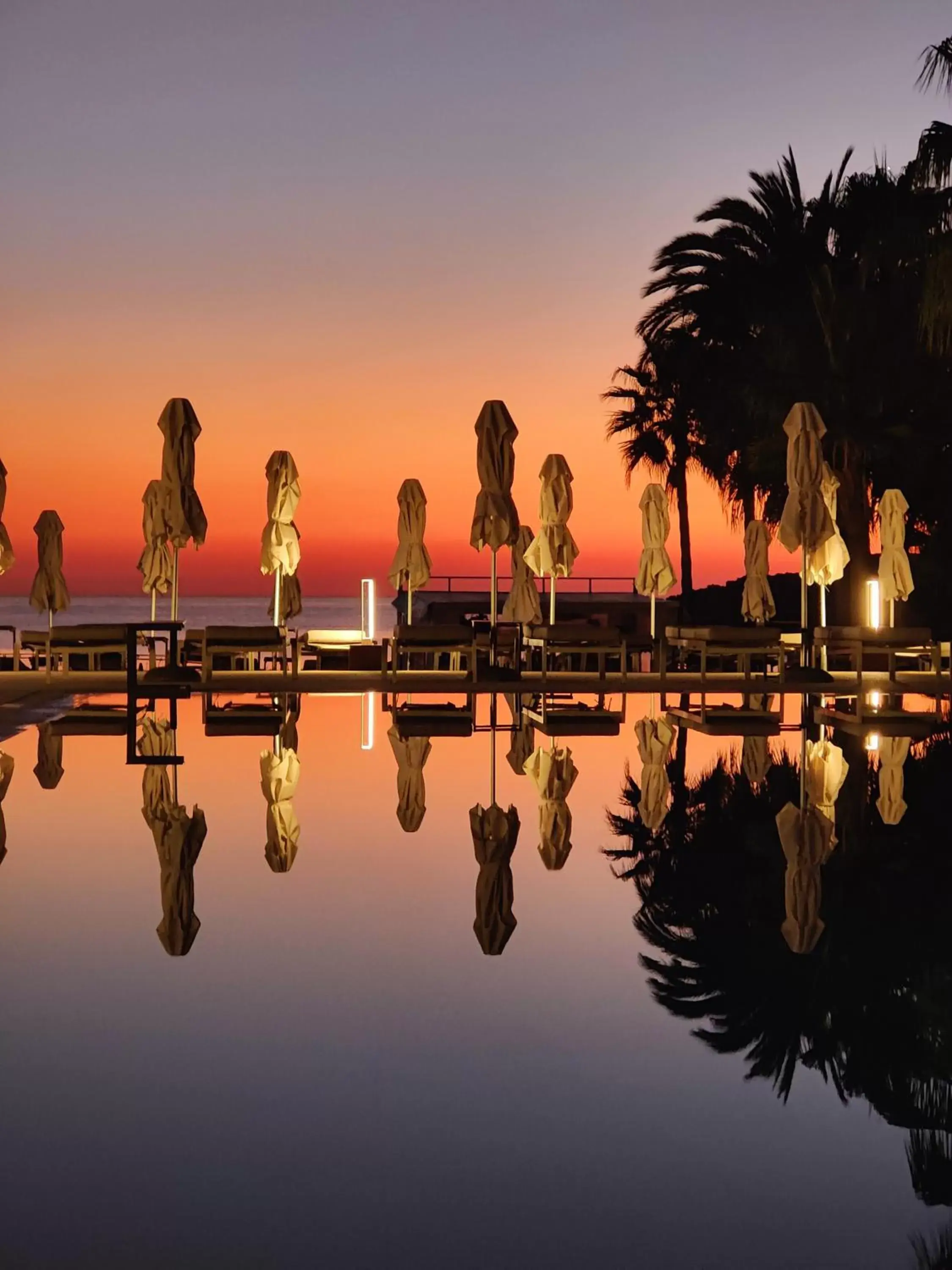 Pool view, Sunrise/Sunset in Chrysomare Beach Hotel & Resort