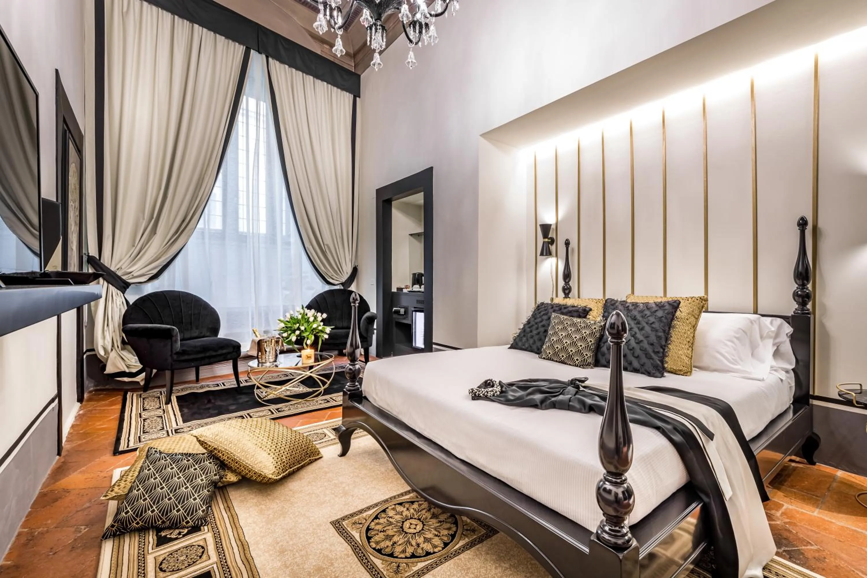 Photo of the whole room, Bed in Palazzo Bianca Cappello Residenza d'Epoca