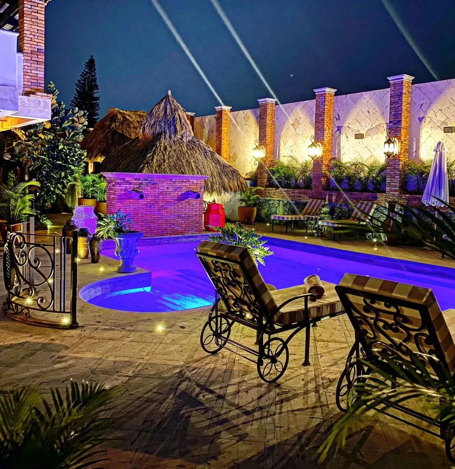 Night, Swimming Pool in Casa Miura Hotel Boutique