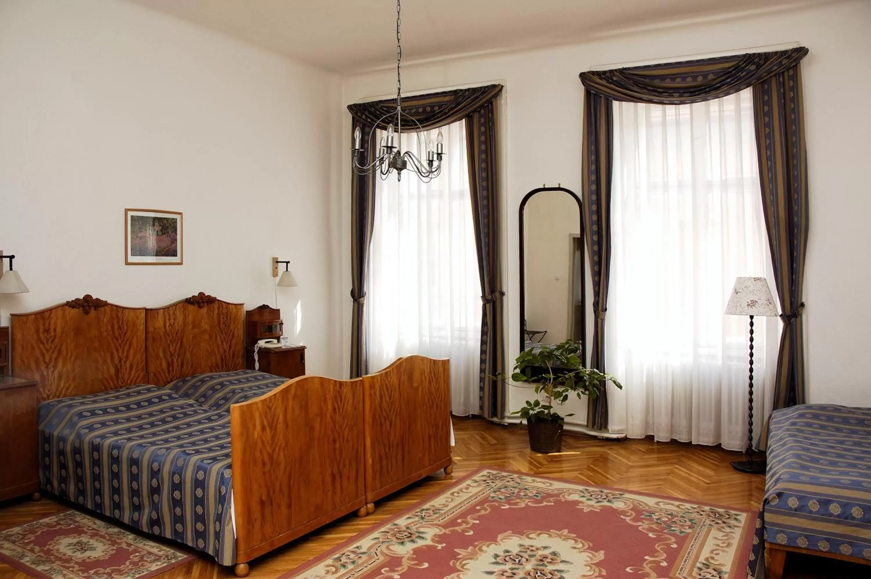 Bed in Kalvin House Budapest