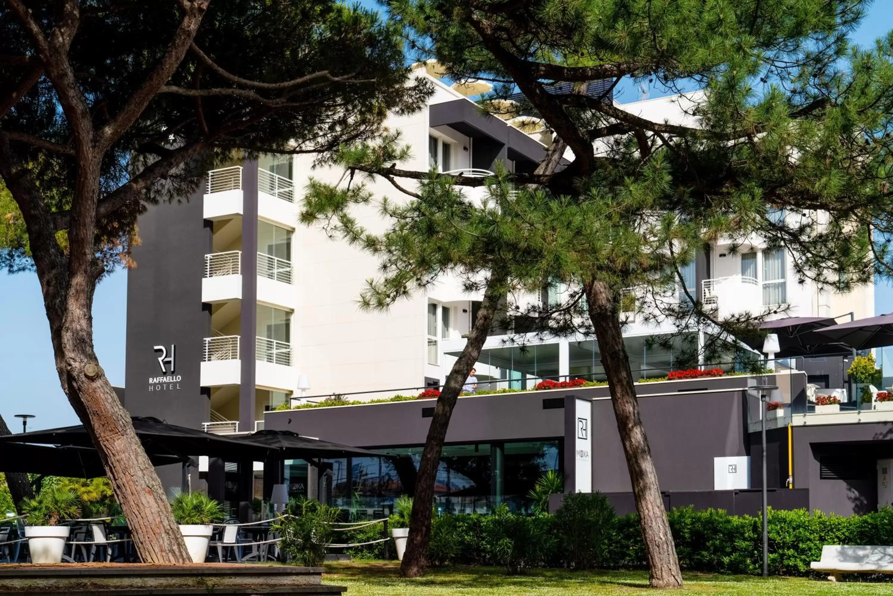 Property building in Raffaello Hotel & Mooka Restaurant Property building in Raffaello Hotel & Mooka Restaurant