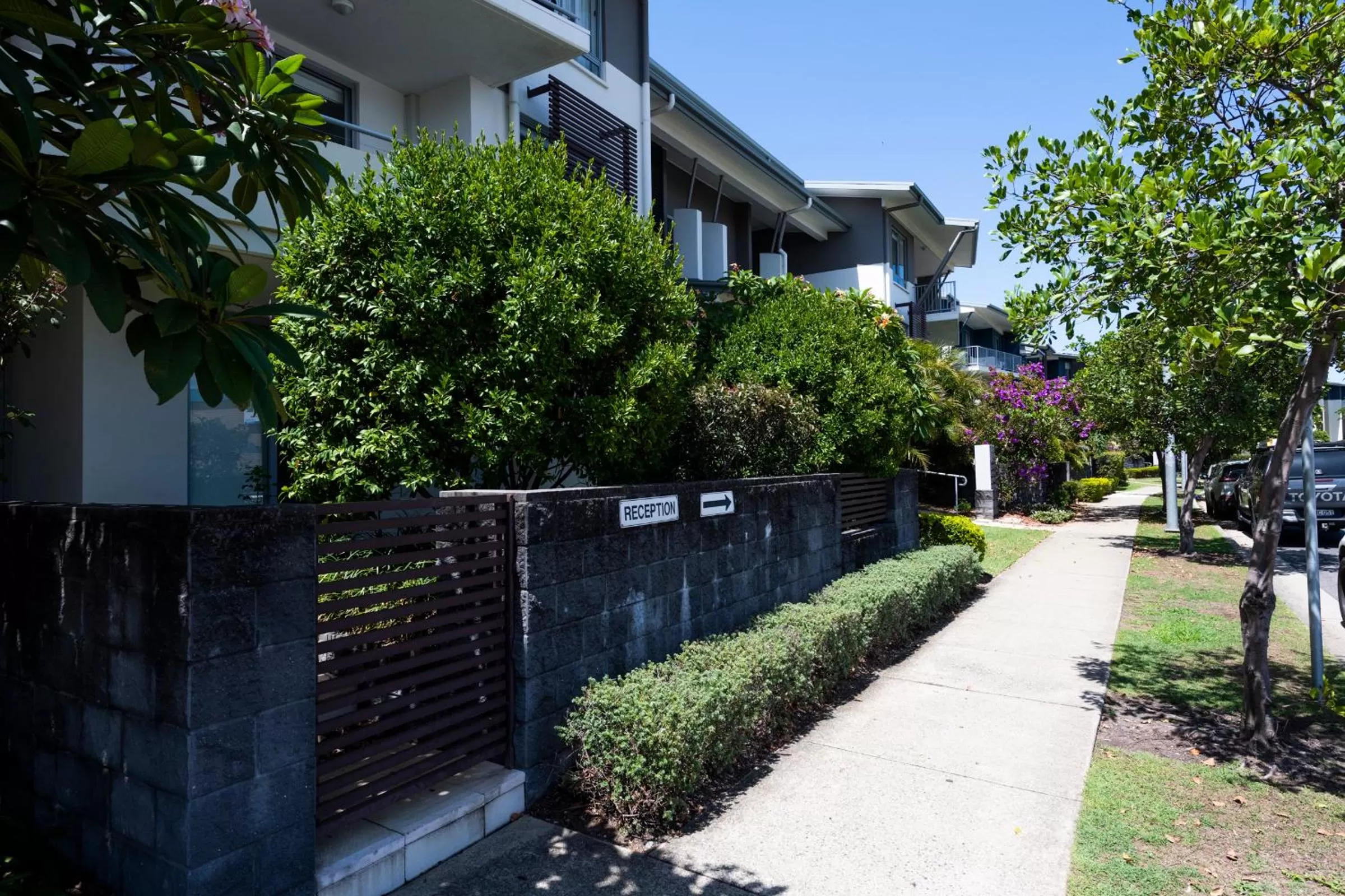 Property building in Pacific Marina Apartments