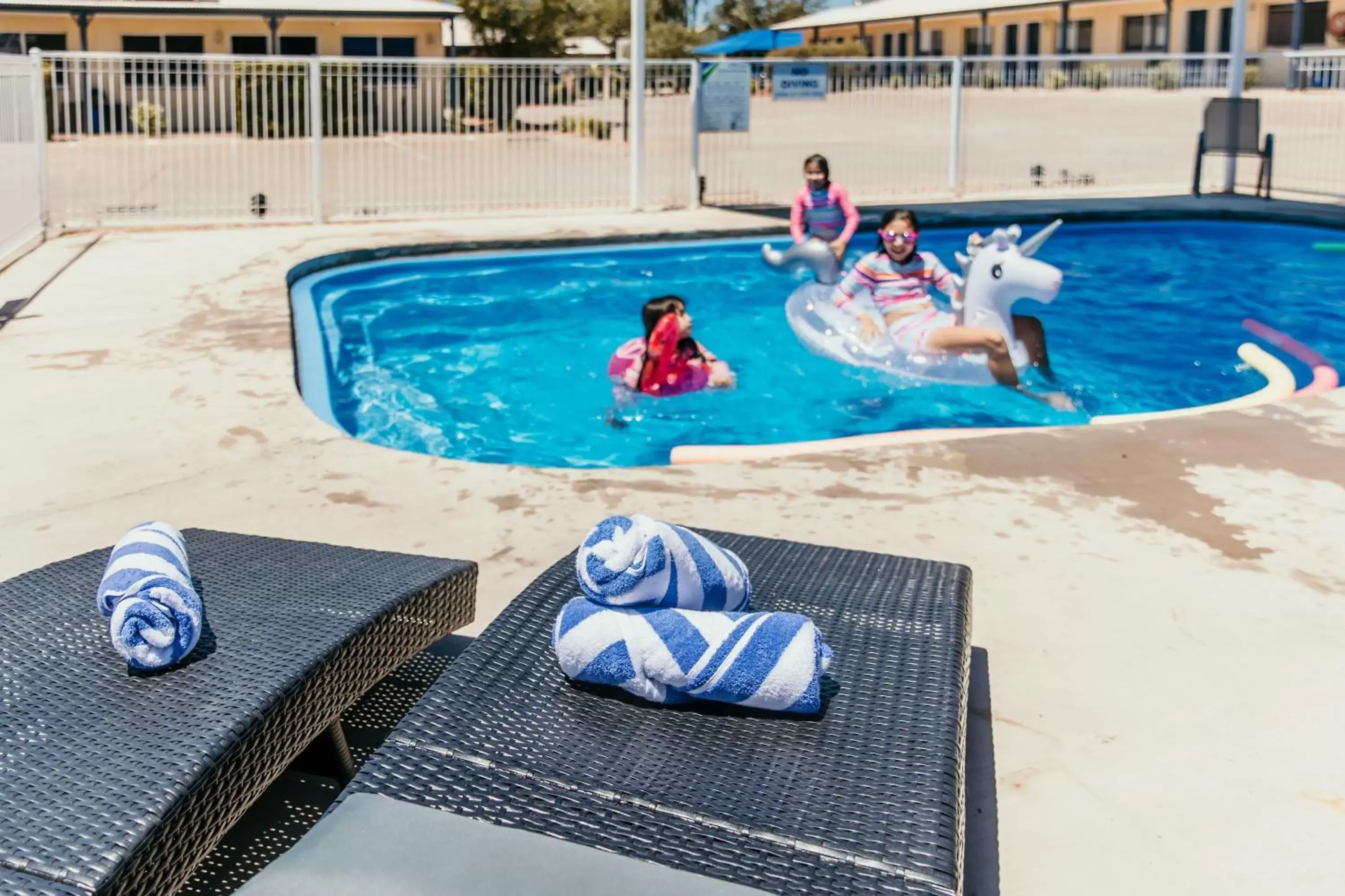 Swimming Pool in Outback Motel Mt Isa