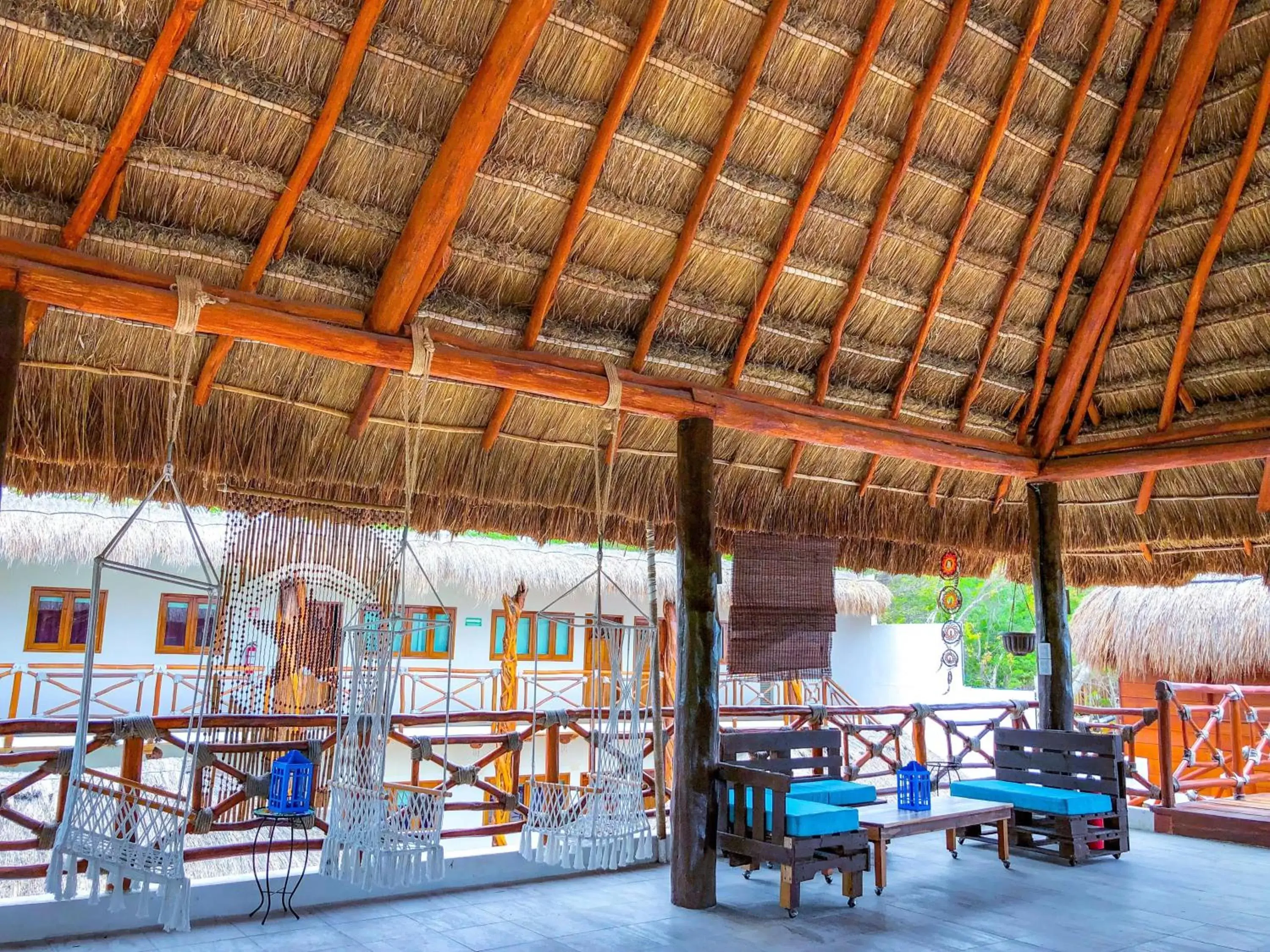 Living room in Hacienda Dos Ojos