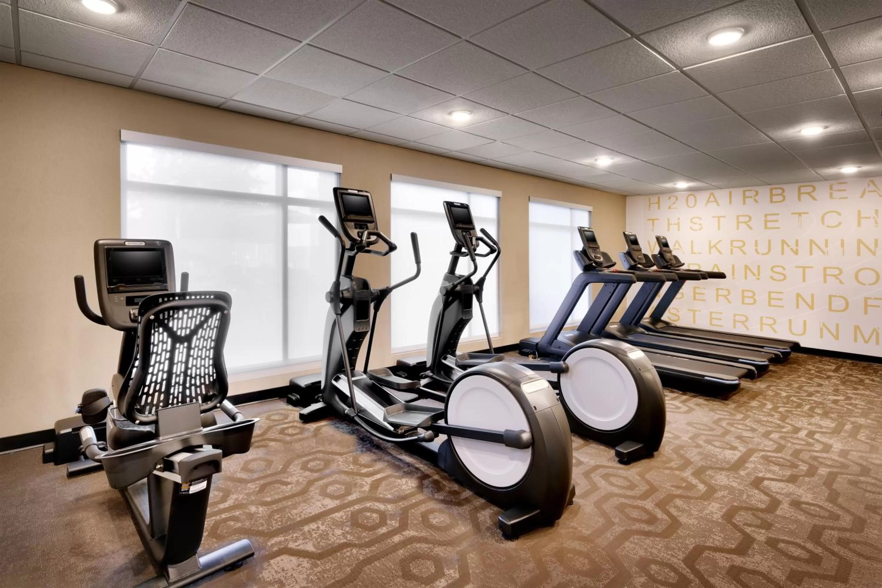 Fitness centre/facilities in Residence Inn by Marriott Brunswick