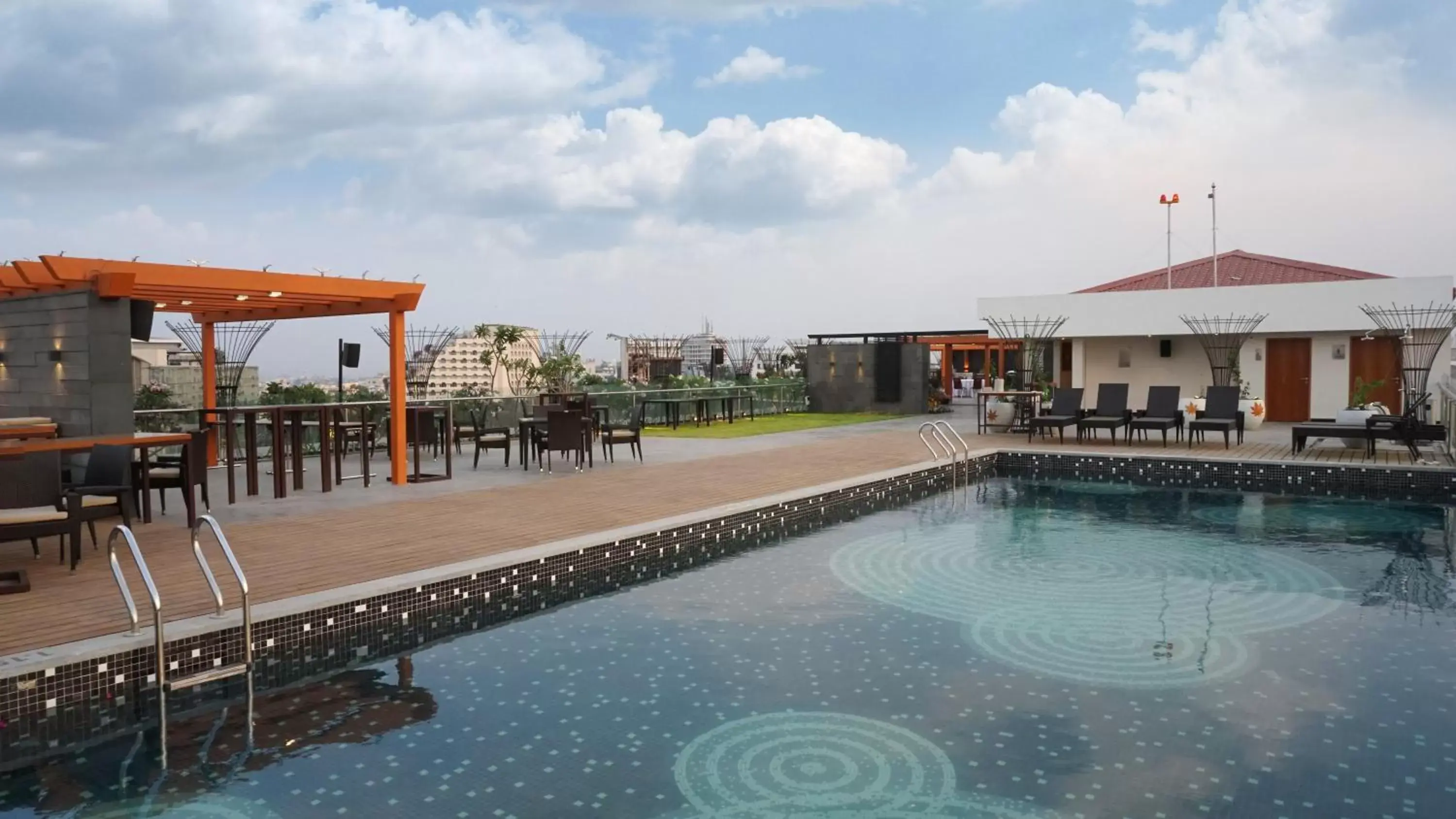 Swimming pool in Hyatt Place Hyderabad Banjara Hills Swimming pool in Hyatt Place Hyderabad Banjara Hills