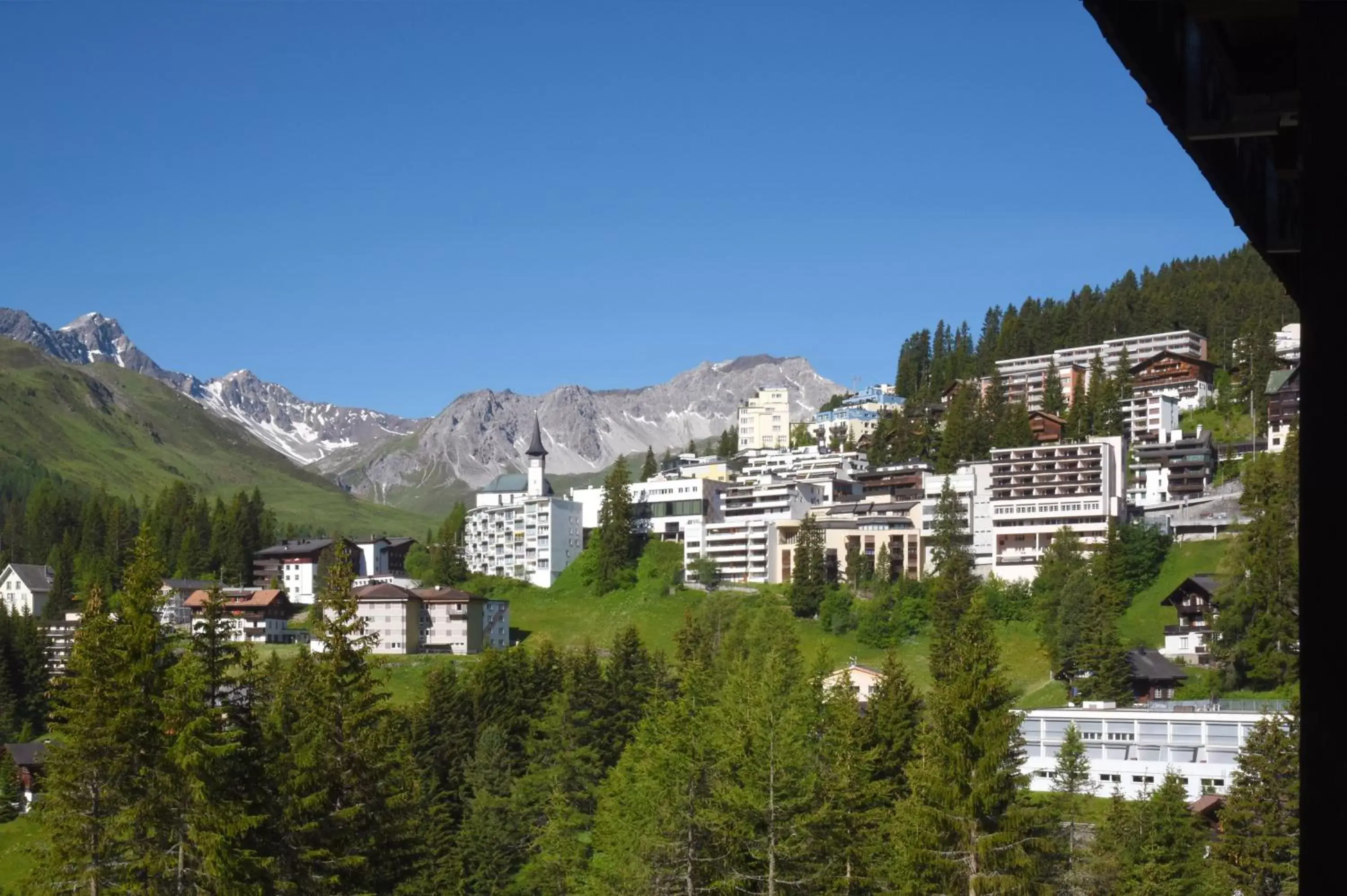 Decorative detail in Hotel Seehof-Arosa