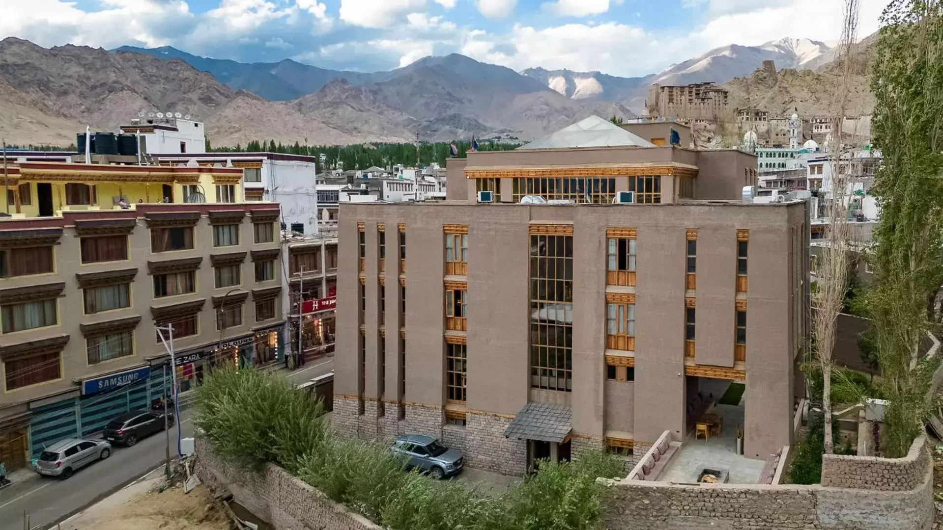 Property building in Chospa Hotel, Leh