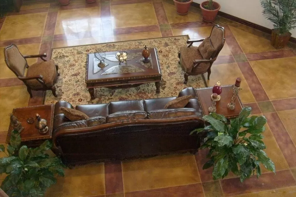 Living room in Heritage Inn and Suites