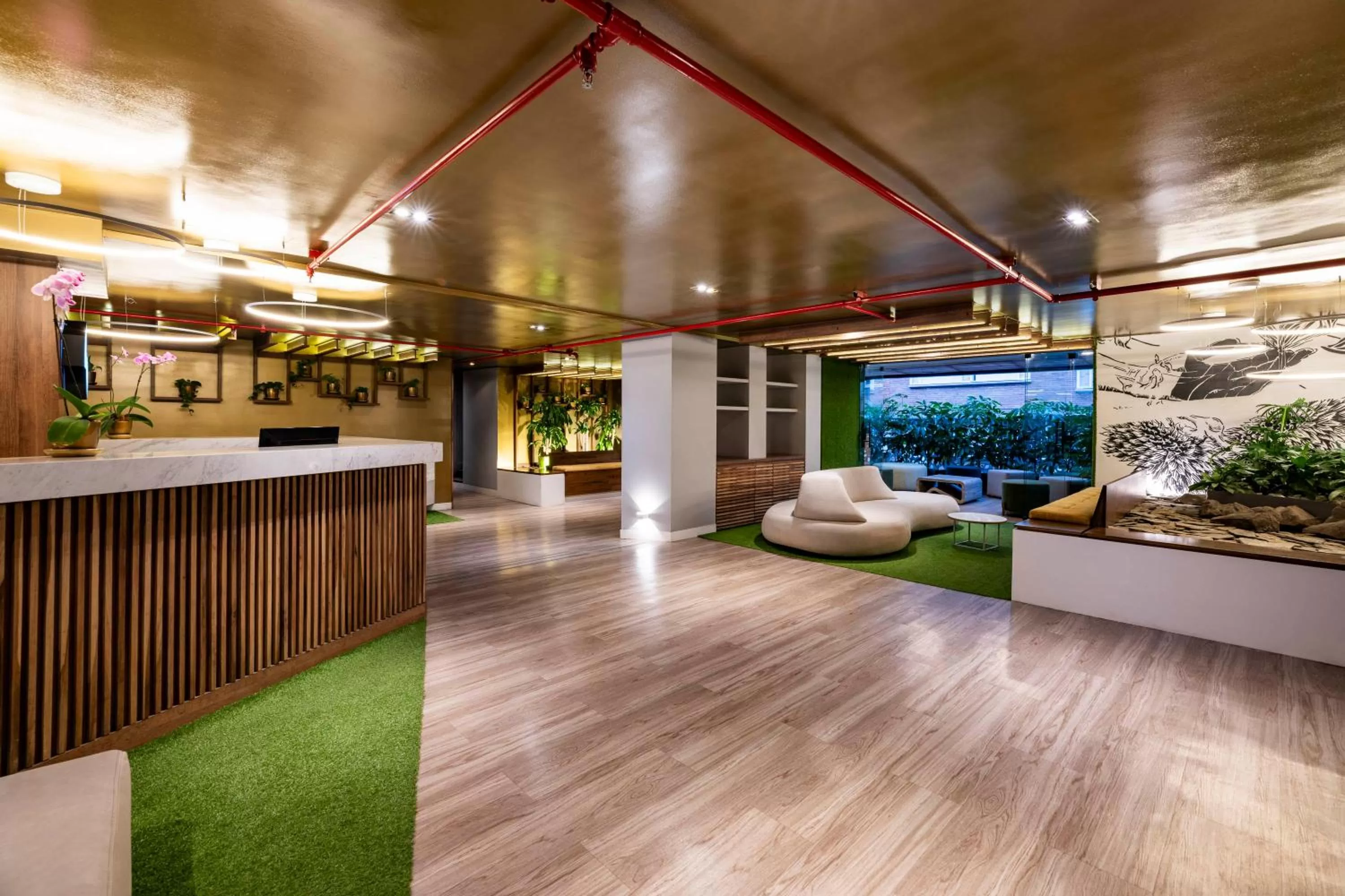 Lobby or reception in Hotel Vilar América