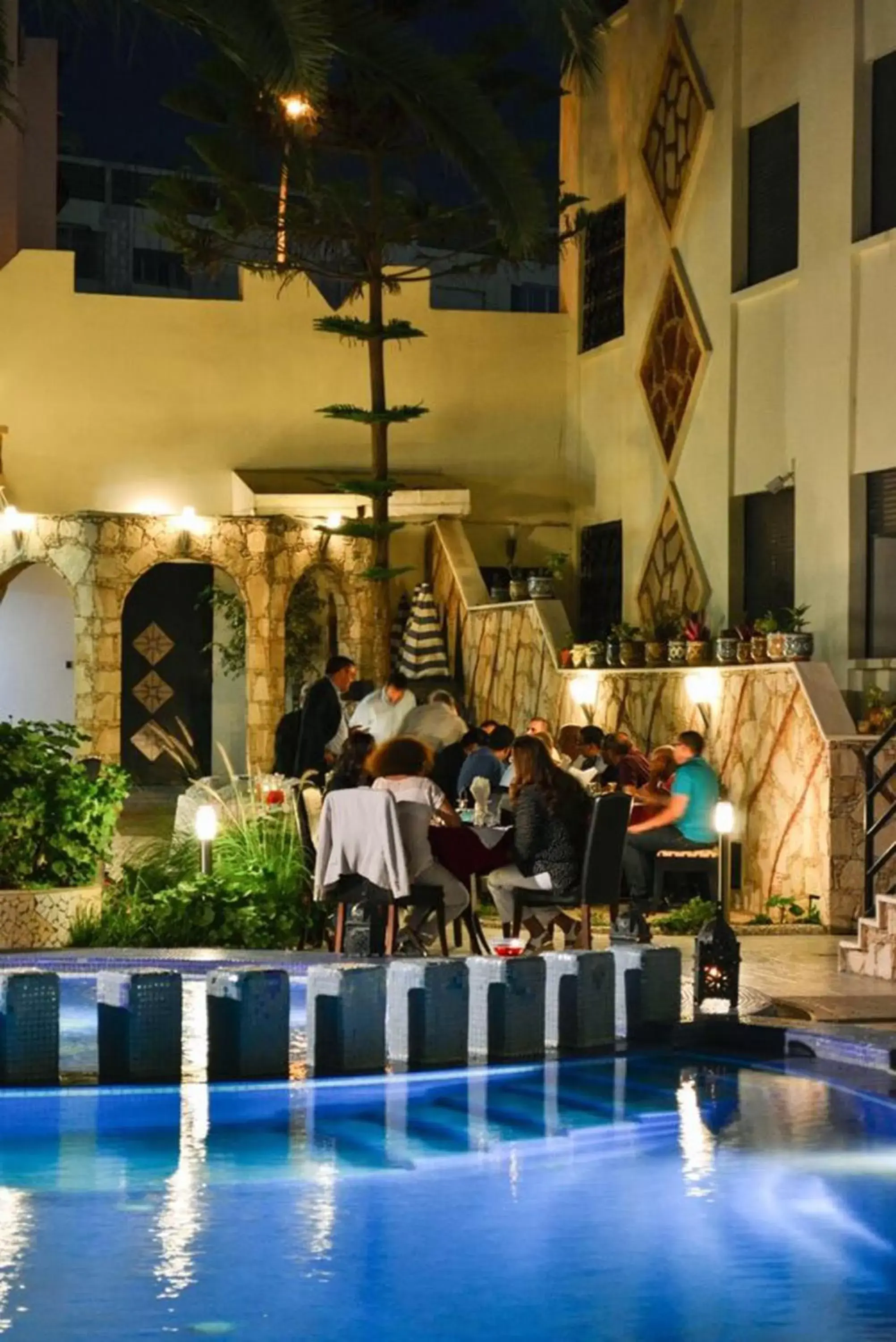 Guests, Swimming Pool in Atlantic Hotel Agadir