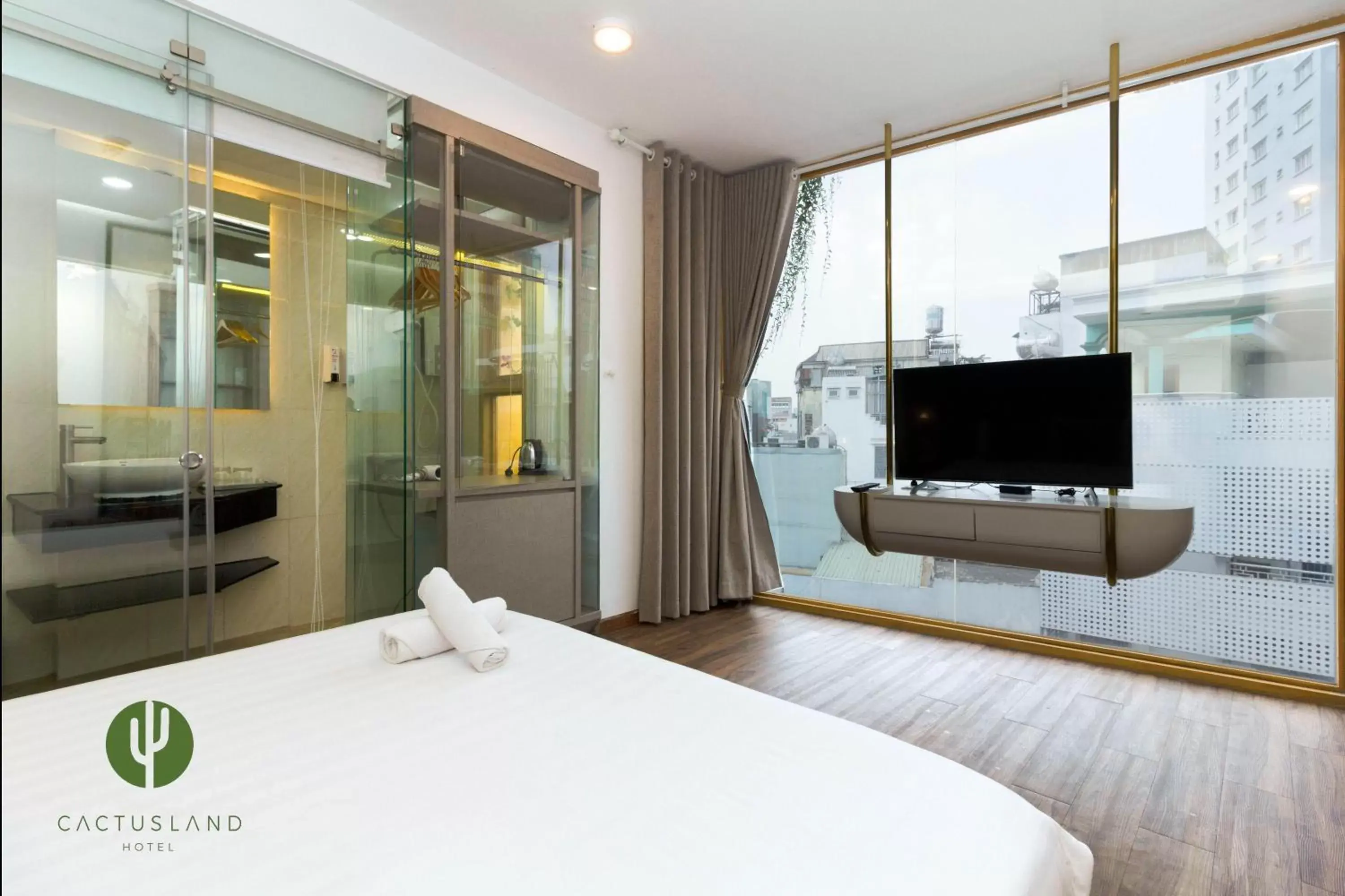 Bed in Cactusland Boutique Hotel Bed in Cactusland Boutique Hotel