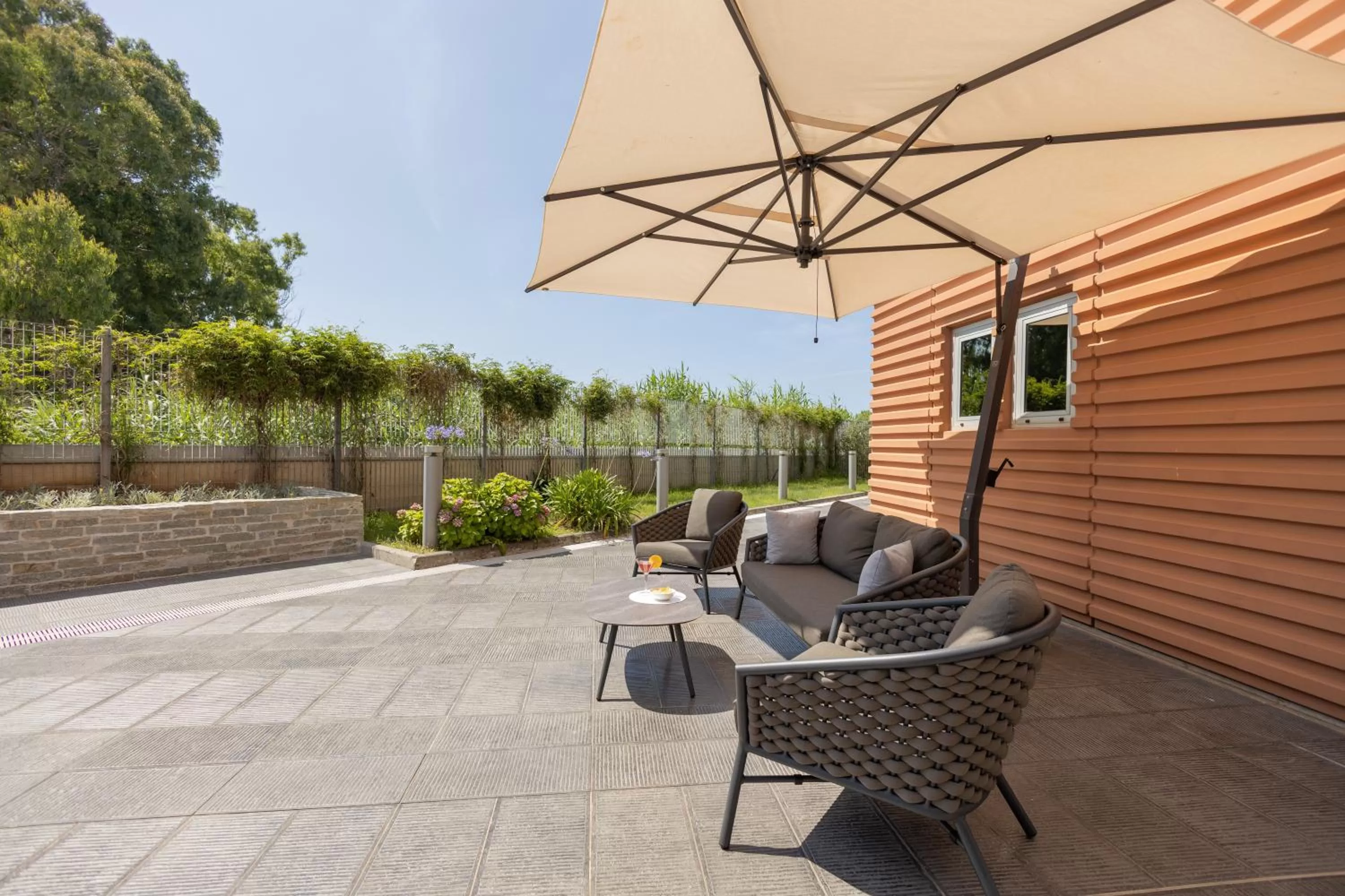 Garden in Novotel Salerno Est Arechi