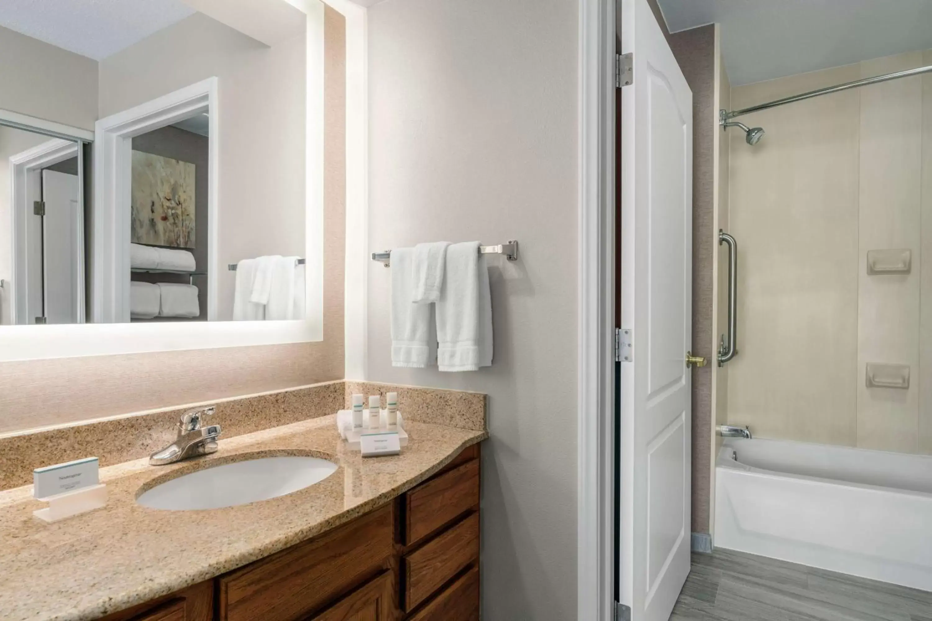 Bathroom in Homewood Suites by Hilton Providence-Warwick