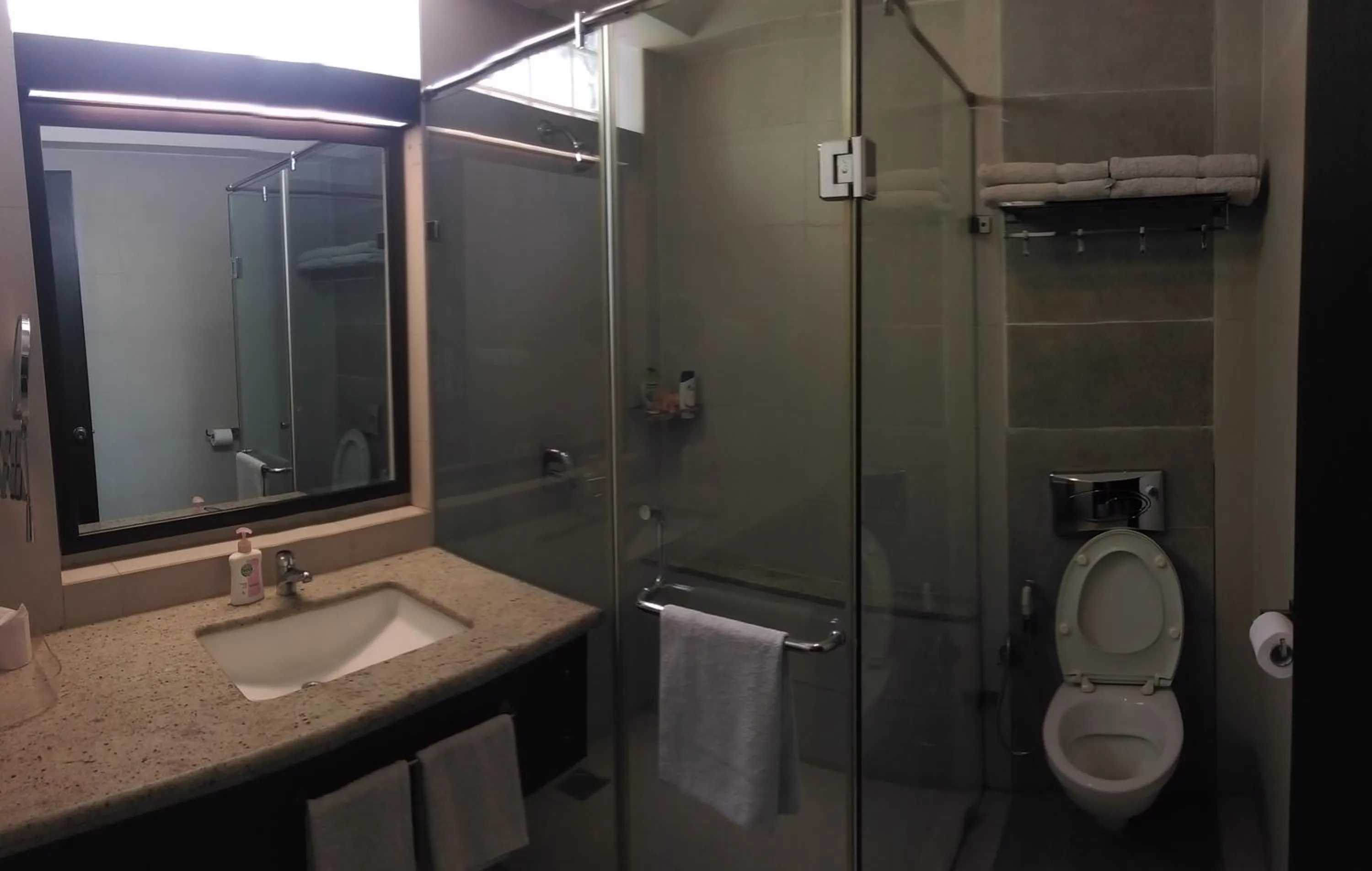 Shower in Rainbow Residency