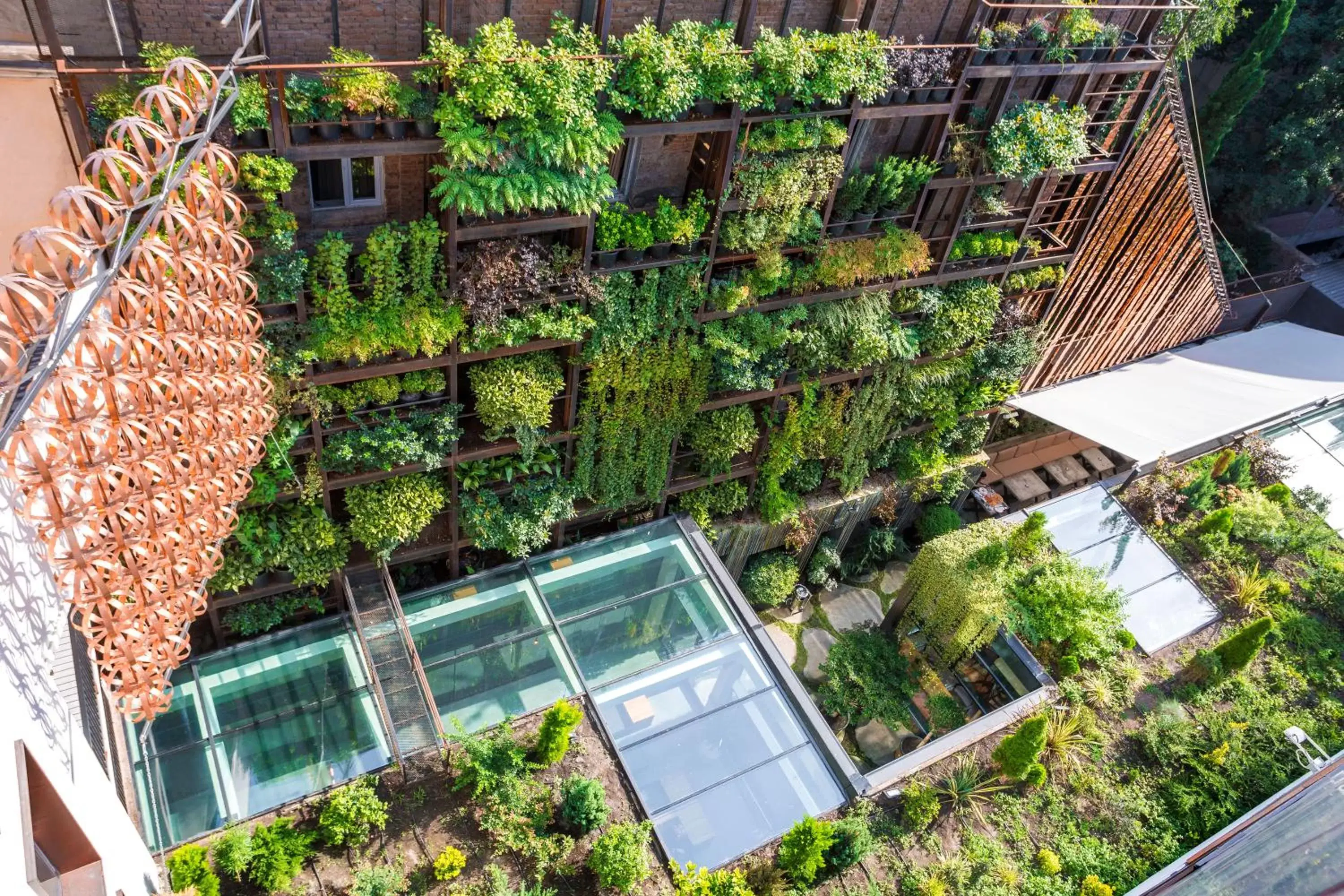 Garden, Bird's-eye View in IOTA Hotel Tbilisi