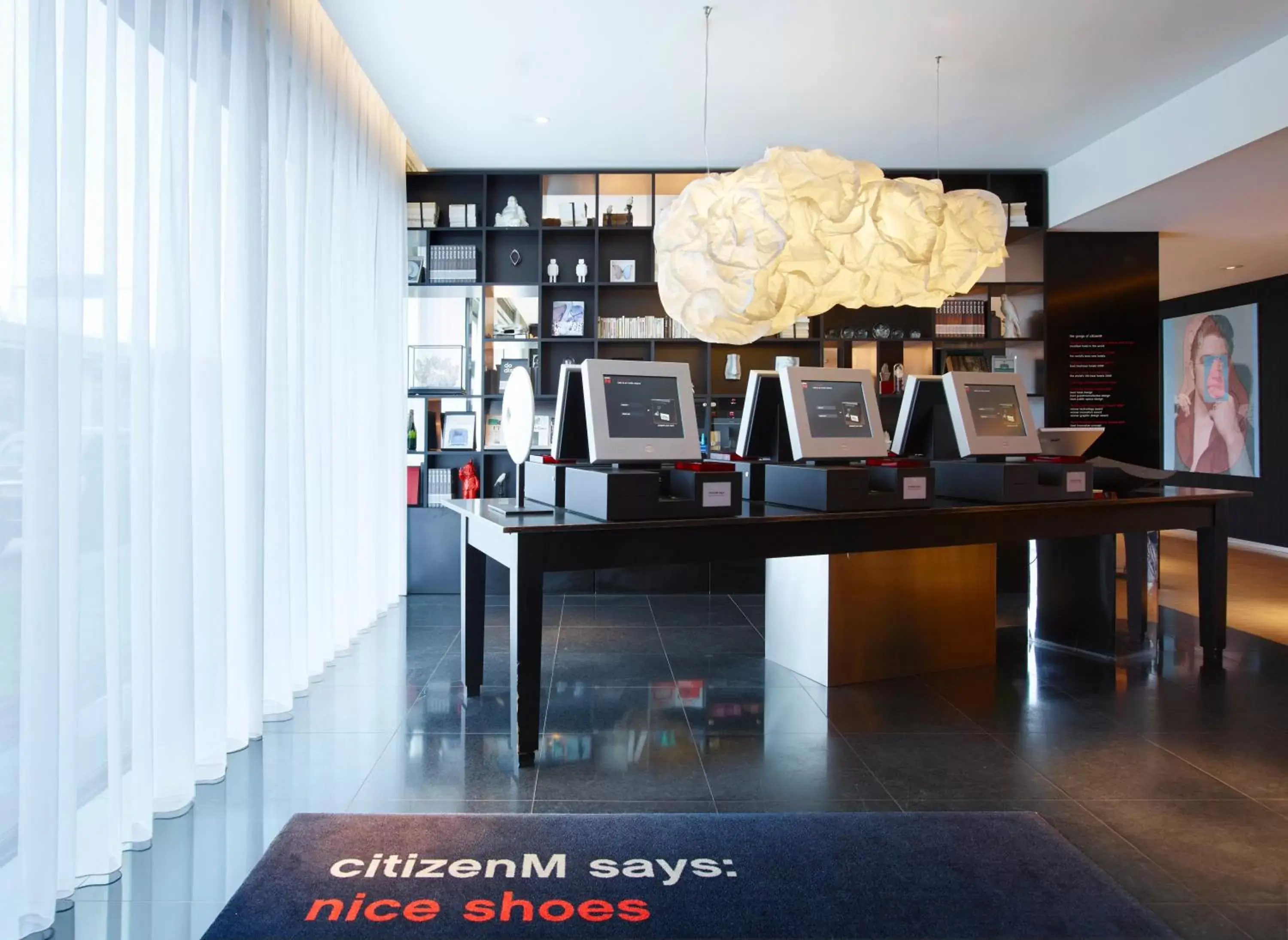 Lobby or reception in citizenM Schiphol Airport