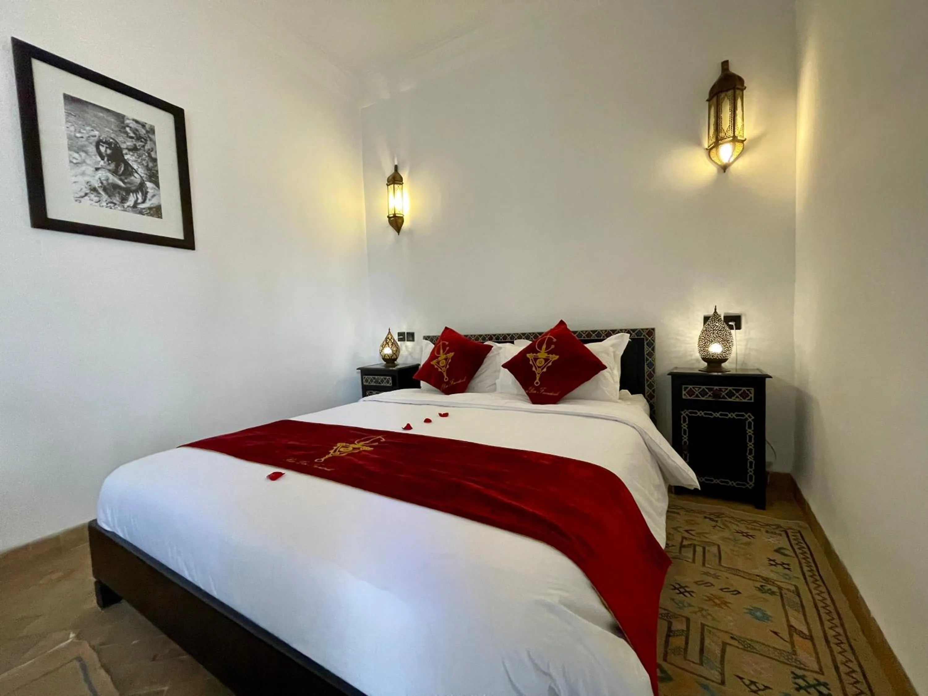 Bedroom in Riad Dar Foundouk and Spa