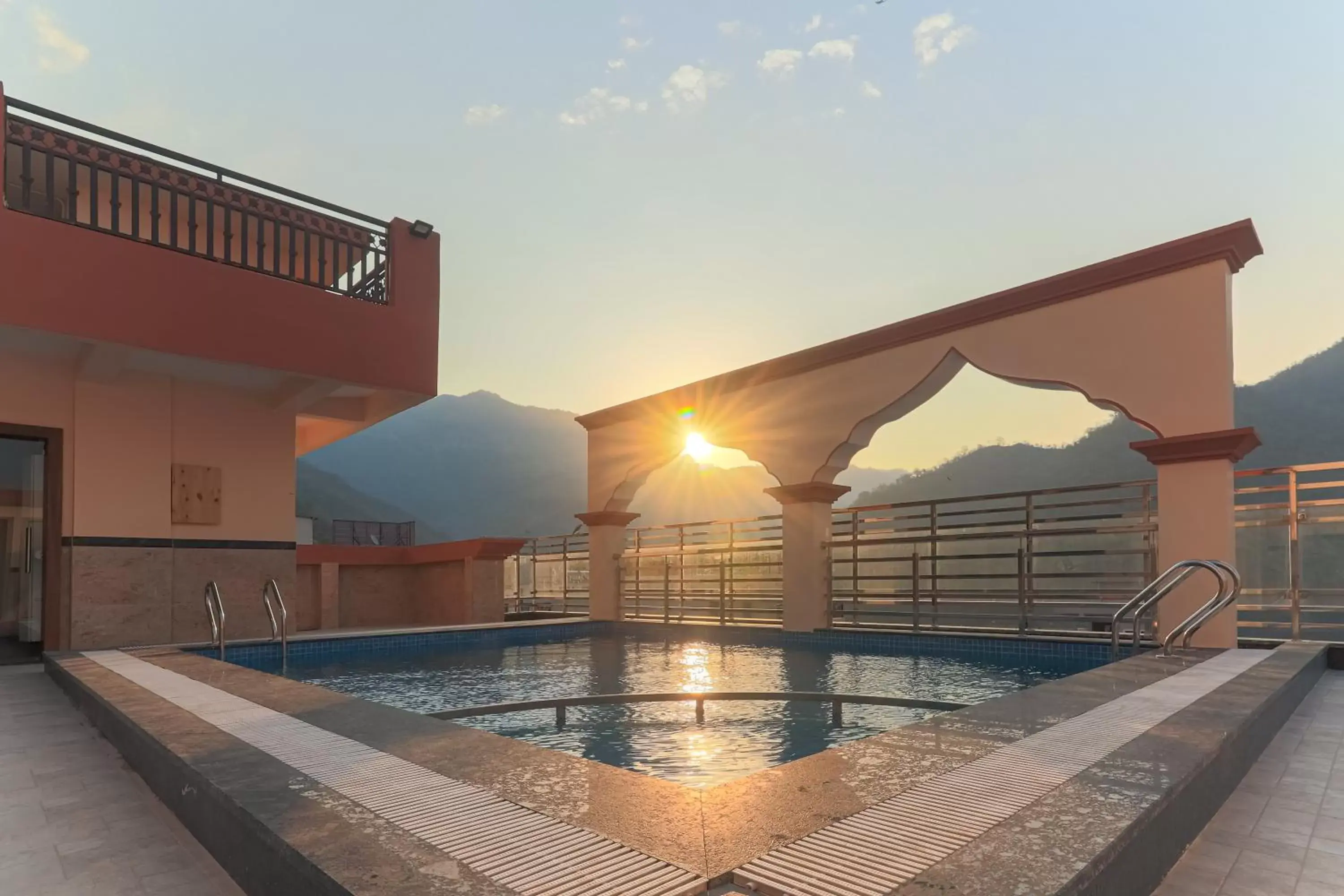 Pool view in Arogyadham Wellness Retreat Pool view in Arogyadham Wellness Retreat